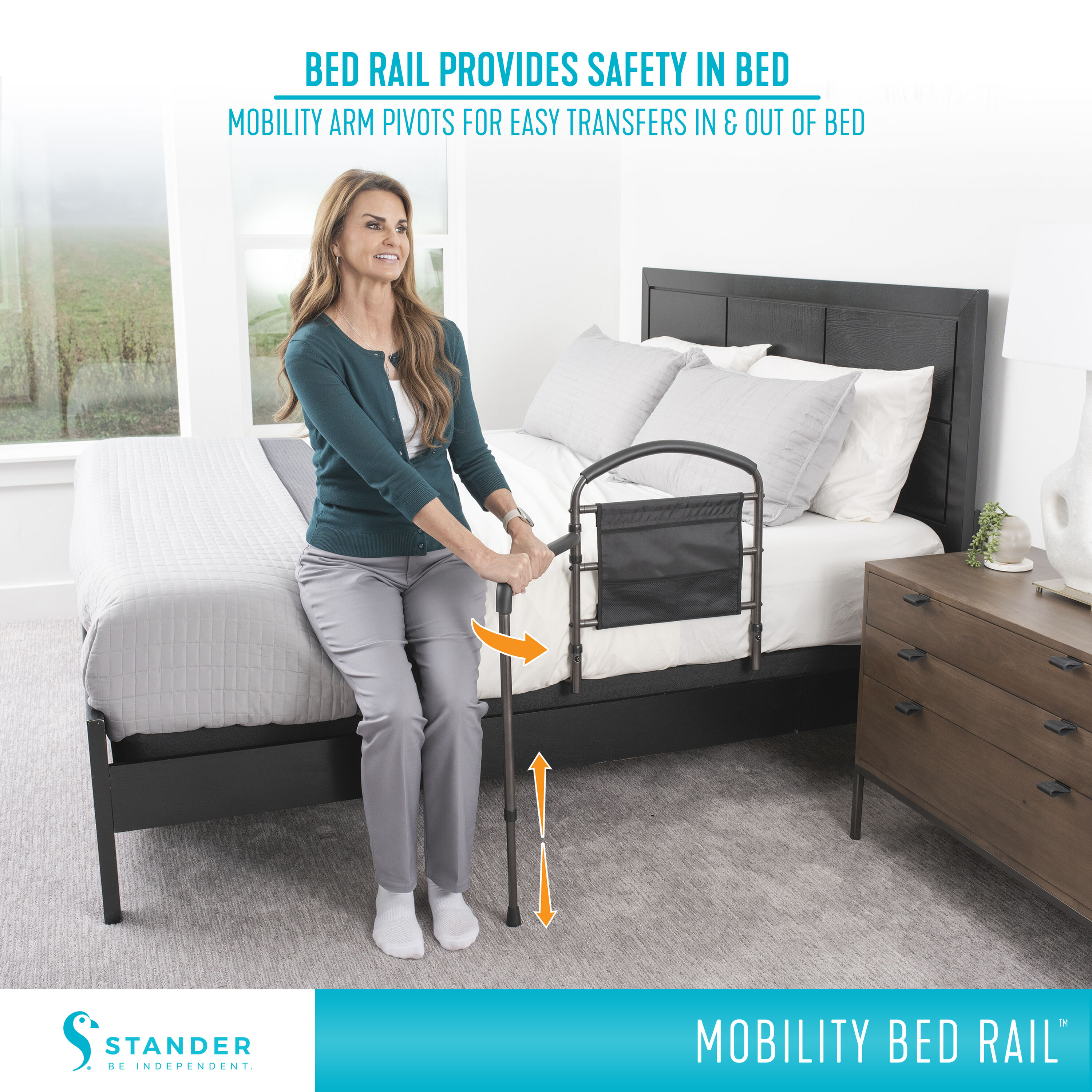 Stander 5850 Bed-Rails - View #2