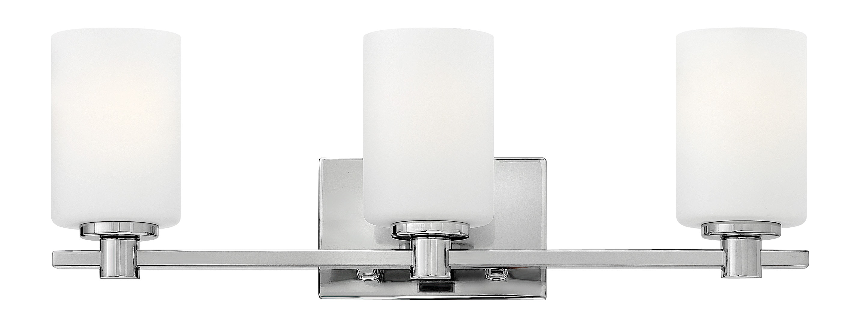 Hinkley 54623CM Karlie 22.5-in 3 -Light Gloss Chrome Transitional Vanity light