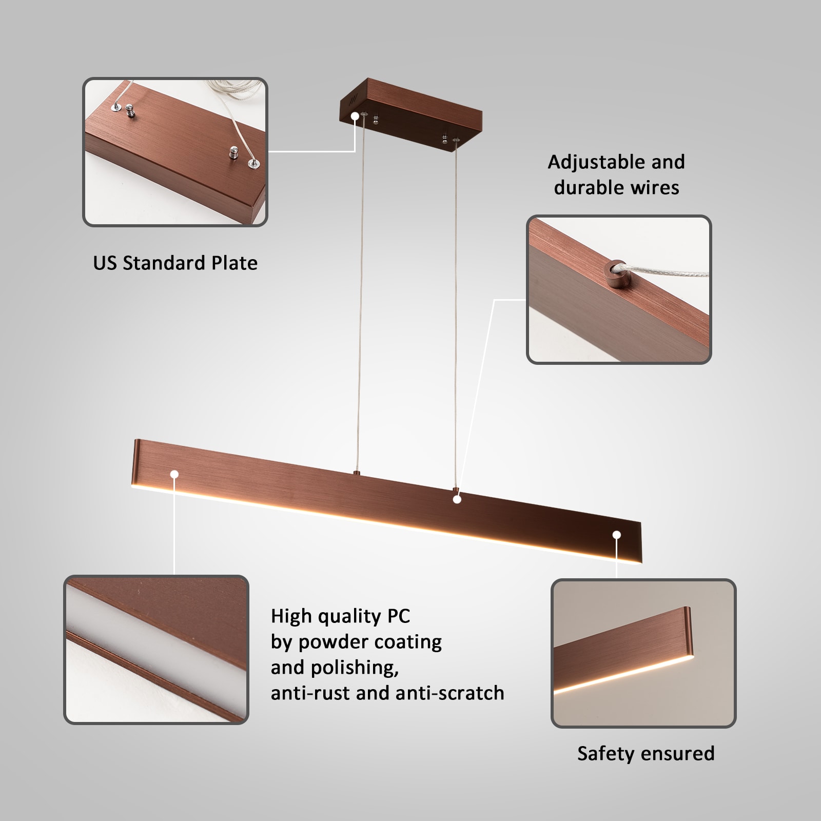 ExBrite 6826-1P-B Pendant-Lights - View #2