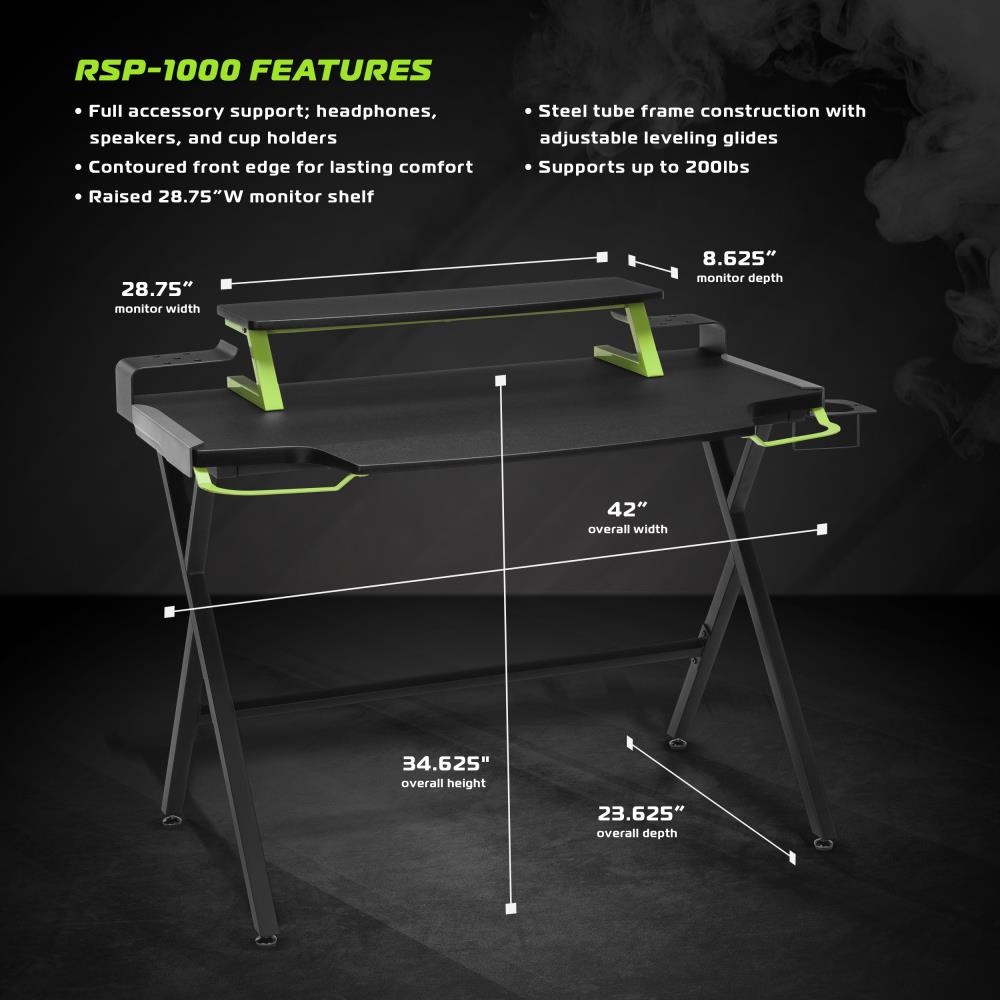RESPAWN RSP-1000-GRN desks - View #3