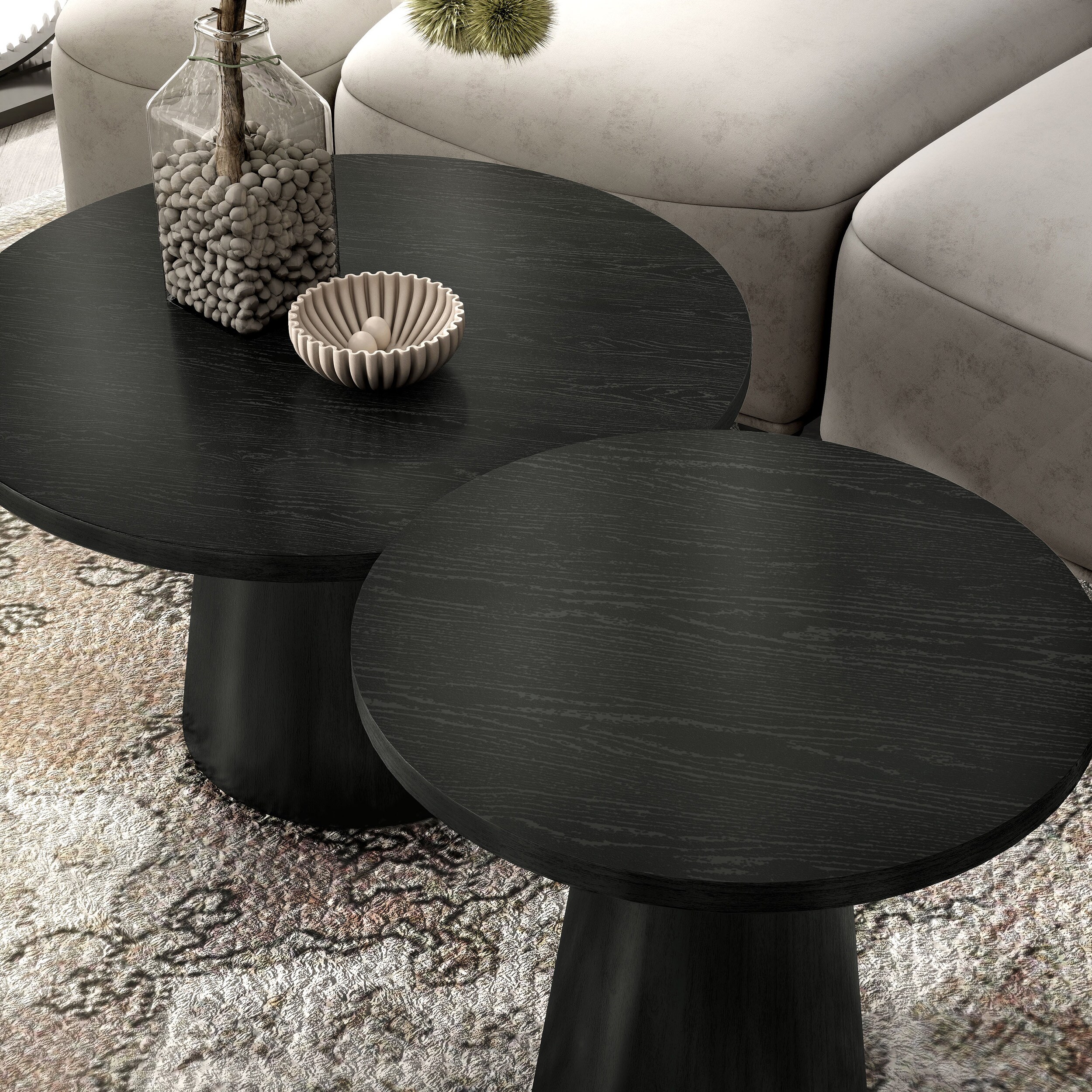 Furniture of America IDF-4222BK-2PC Accent-Table-Sets - View #12