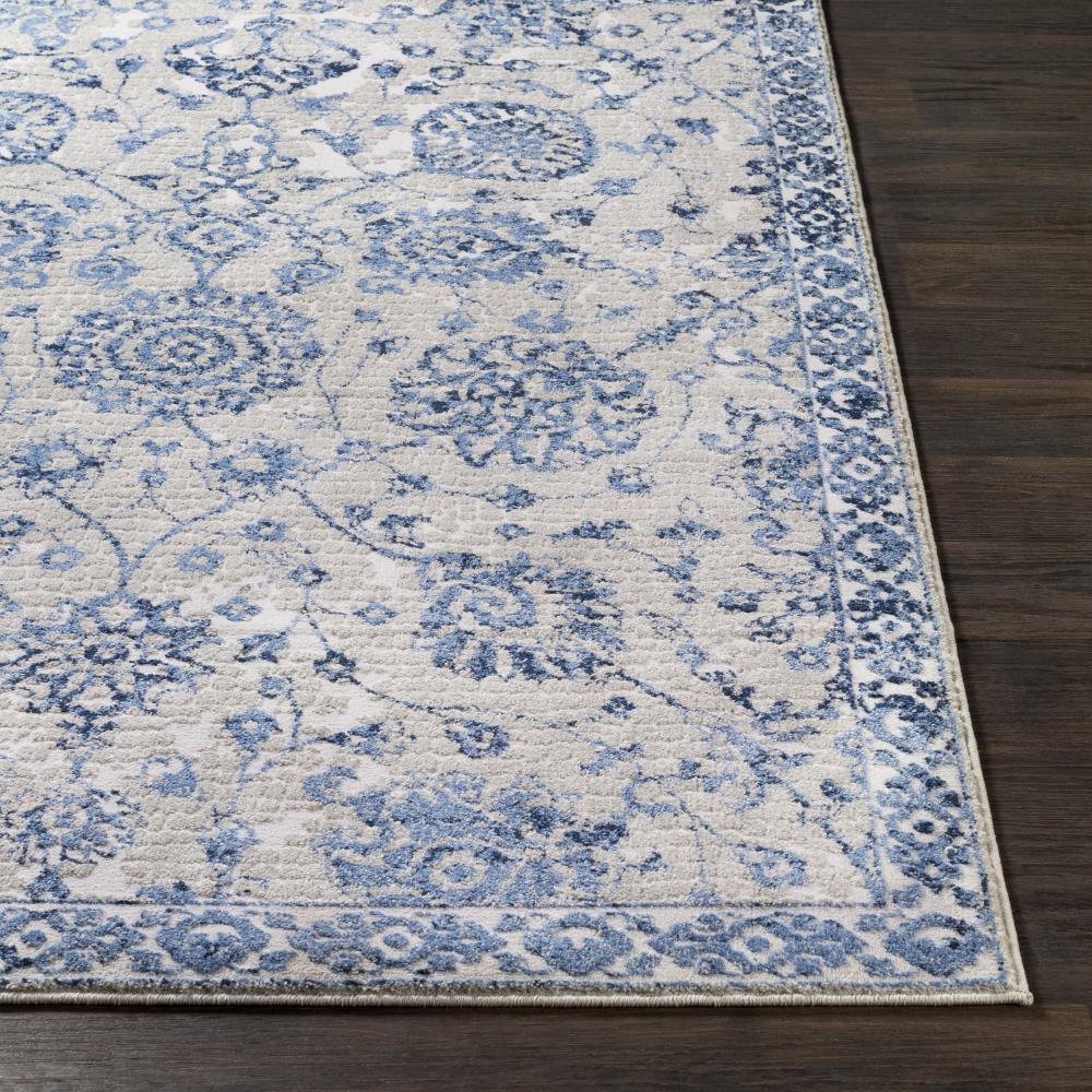 Surya Bahar 8 X 10 (ft) Blue Medallion Oriental Area Rug At Lowes.com