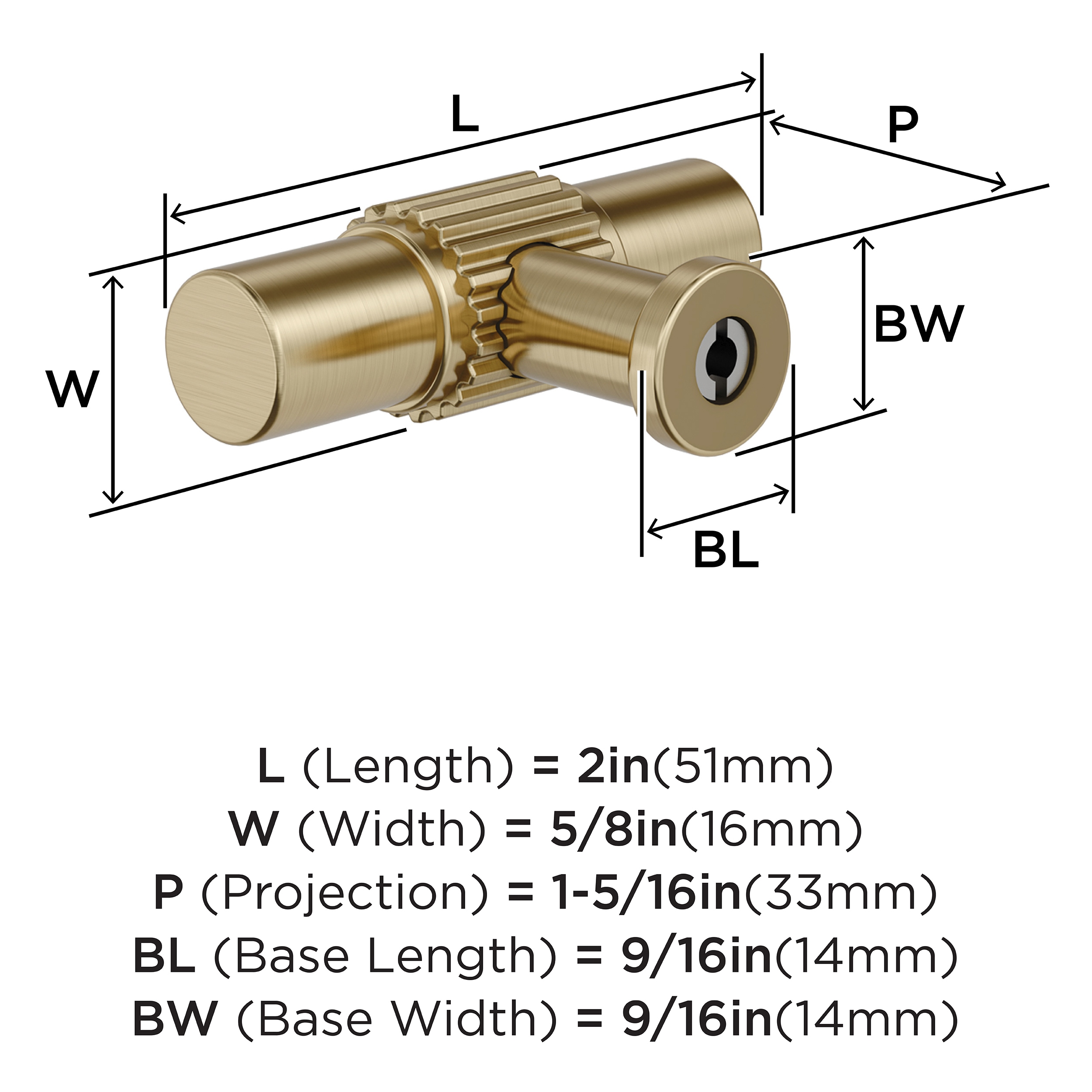 Amerock BP37801BBZ Cabinet-Knobs - View #4