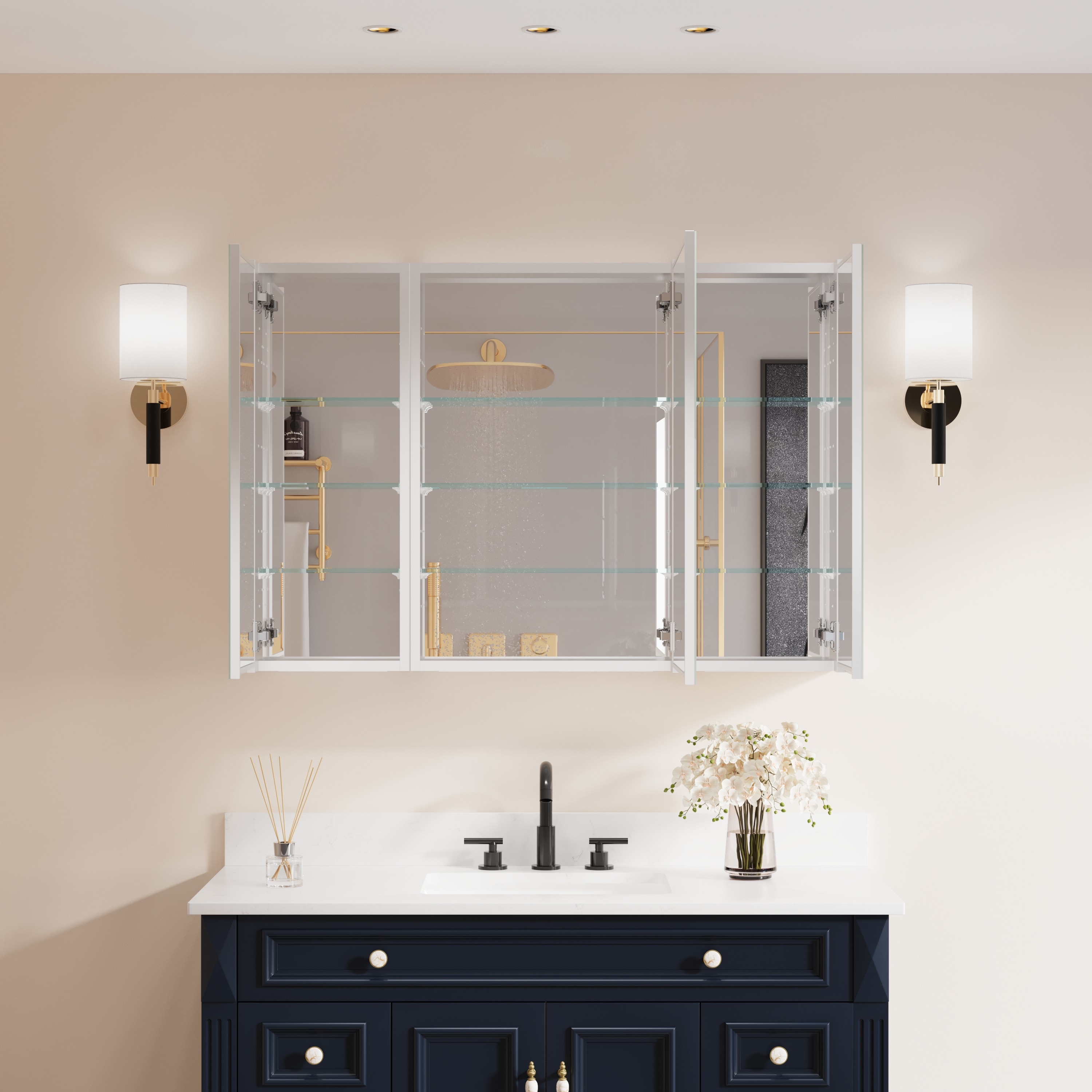 Forclover MRW-JG4430 Bathroom-Medicine-Cabinets - View #3