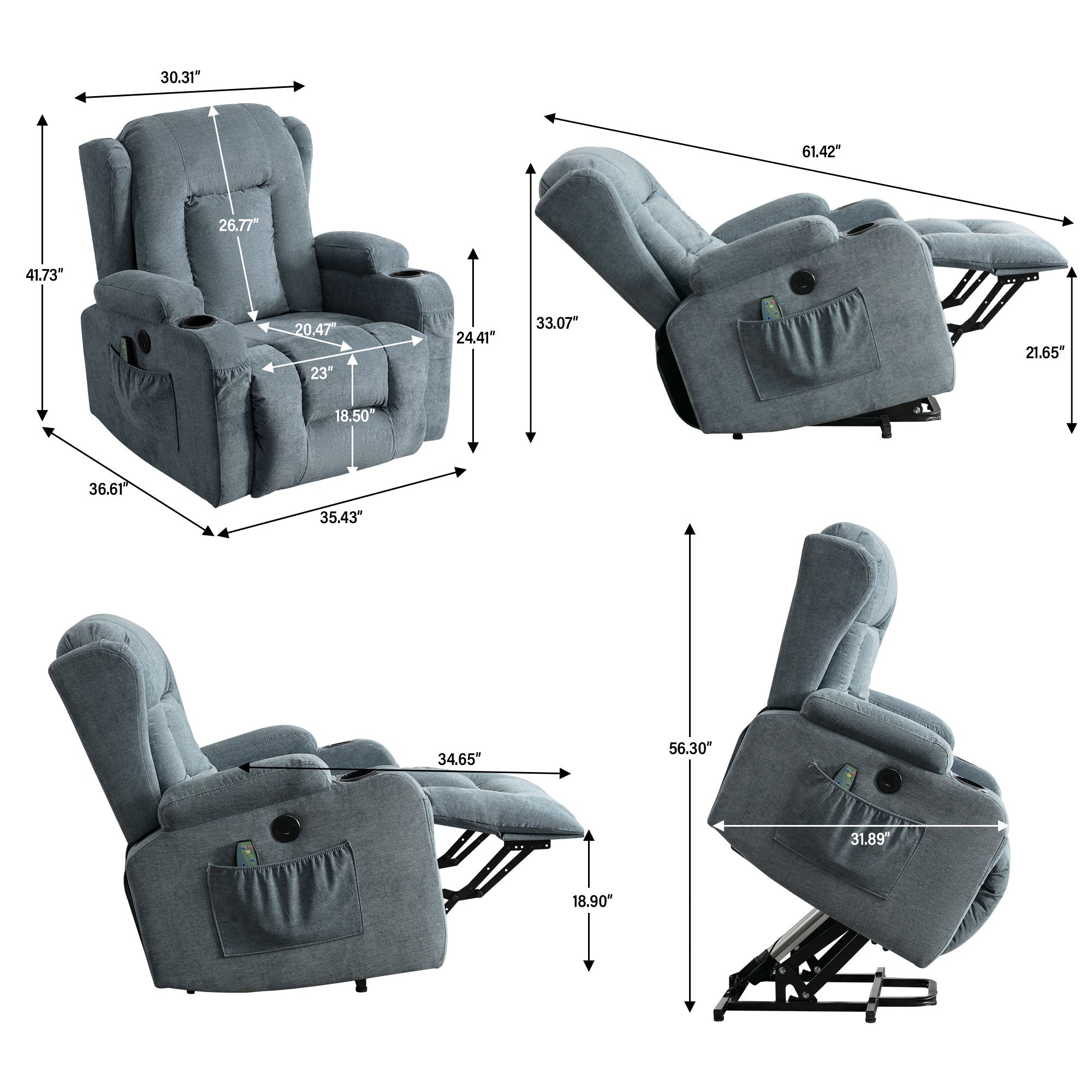 Boyel Living BL-VA50015 recliners - View #3