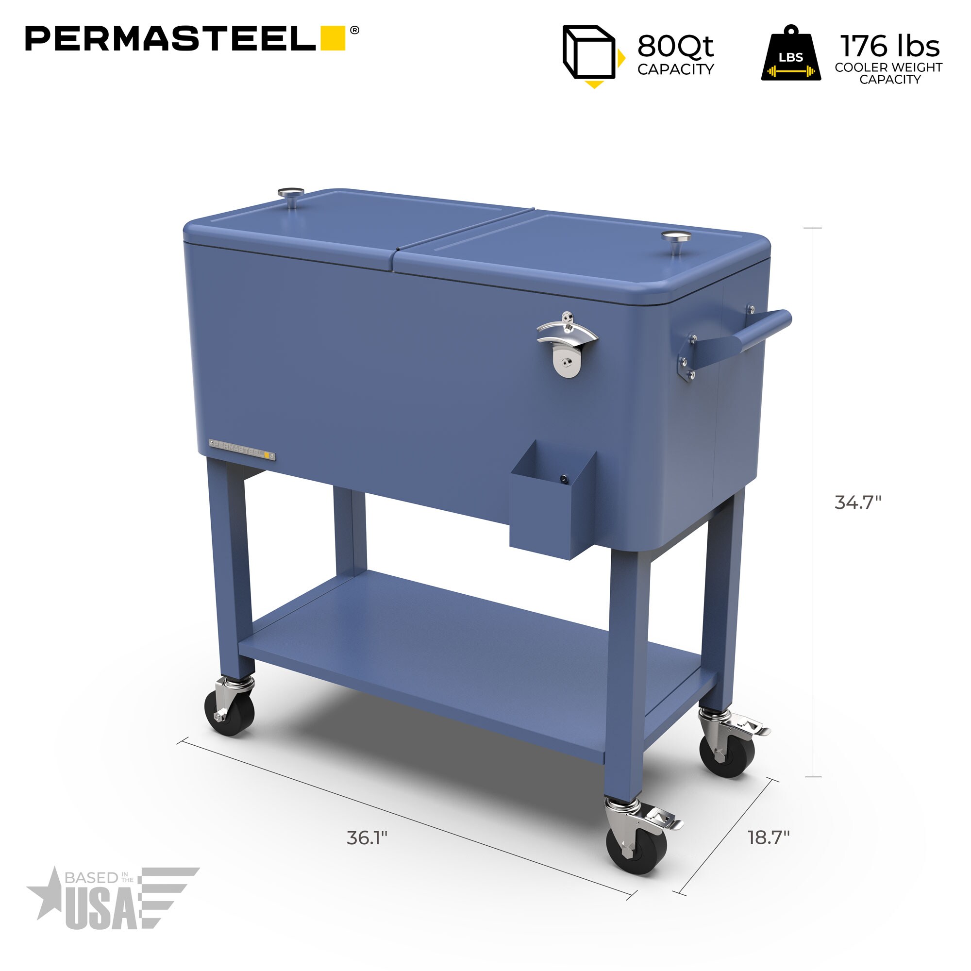 Permasteel PS-223D-AZ Beverage-Coolers - View #13