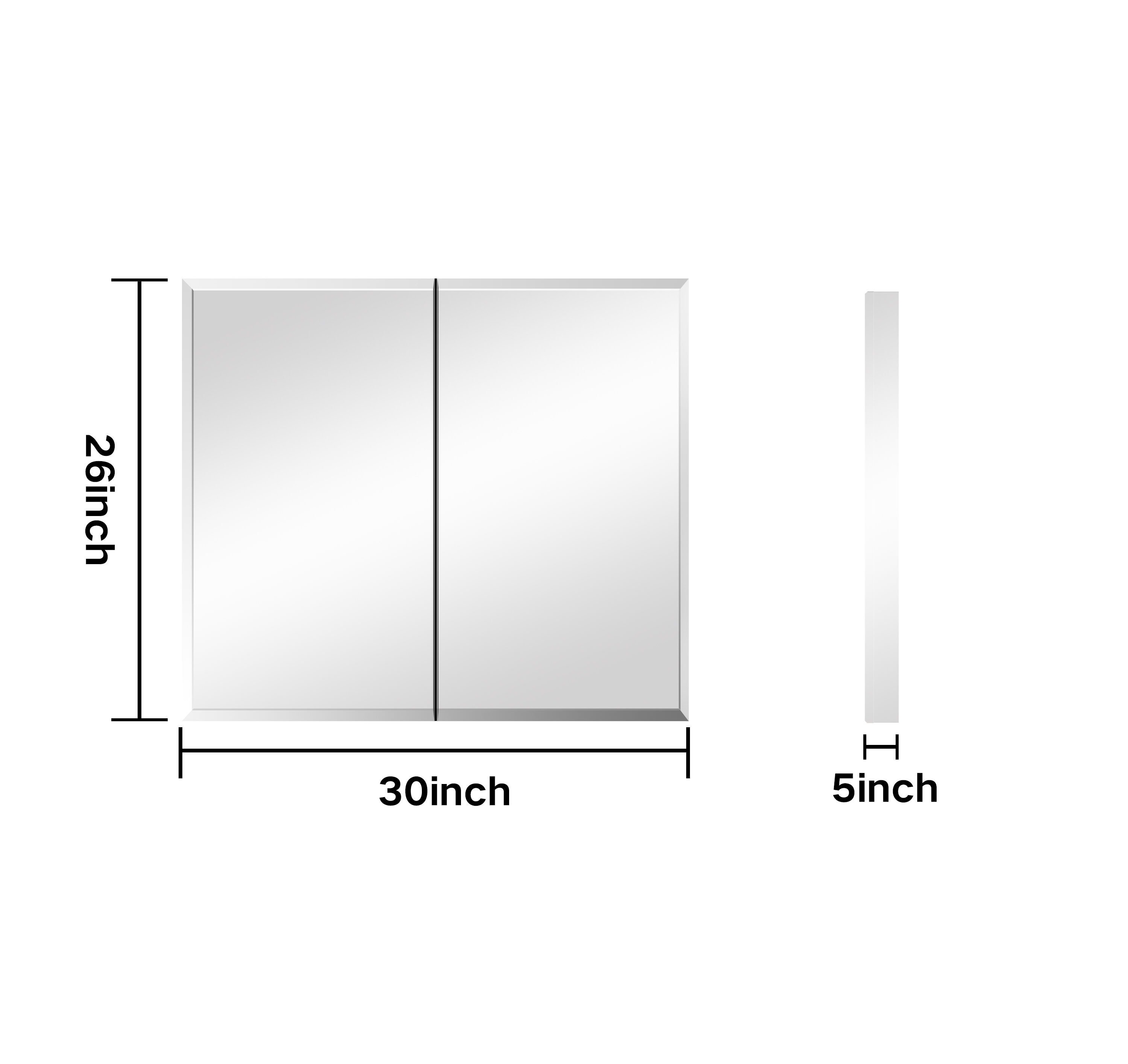 Forclover CH135-MC3026D Bathroom-Medicine-Cabinets - View #6