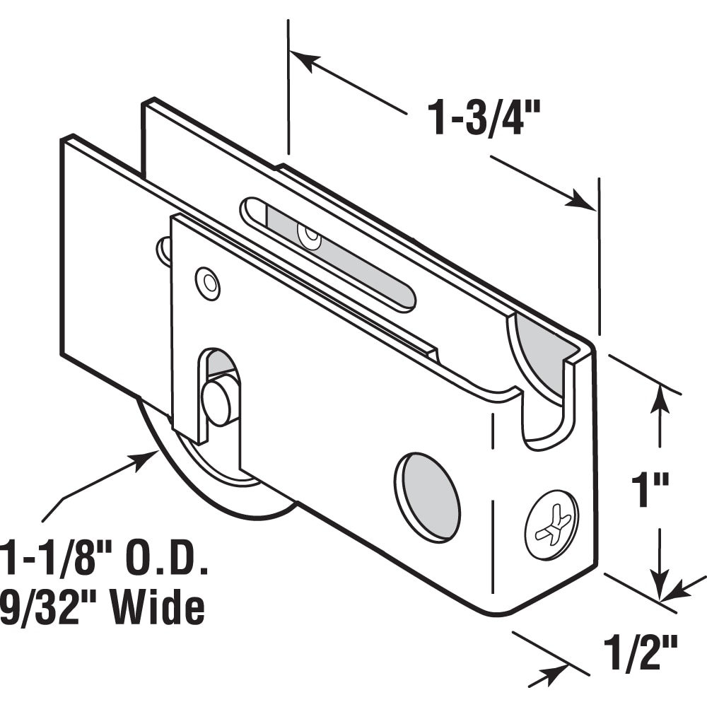 Prime-Line D 1758 Sliding-Patio-Door-Roller-Assemblies - View #2