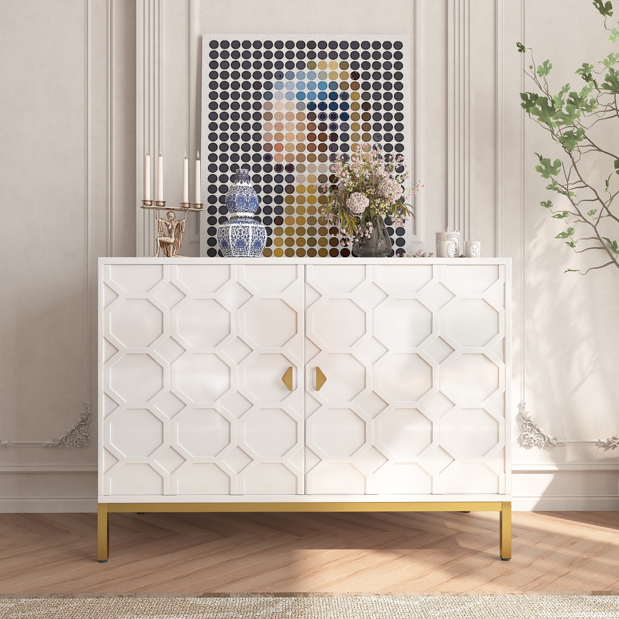Boyel Living BL-JH-005-WH Utility-Storage-Cabinets - View #3