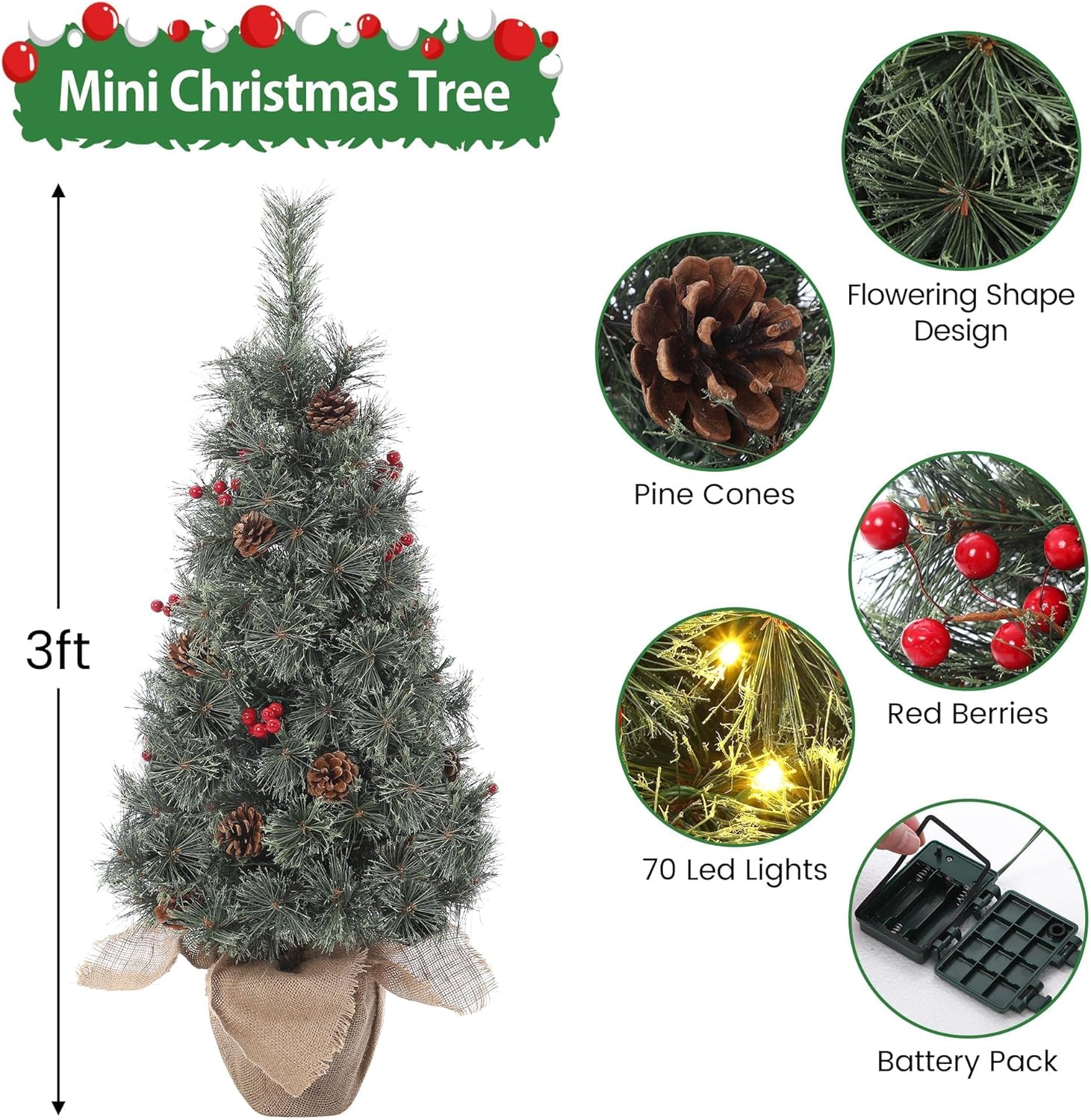 Garvee DQJ-PHO-0ZA9L16L Artificial-Christmas-Trees - View #6