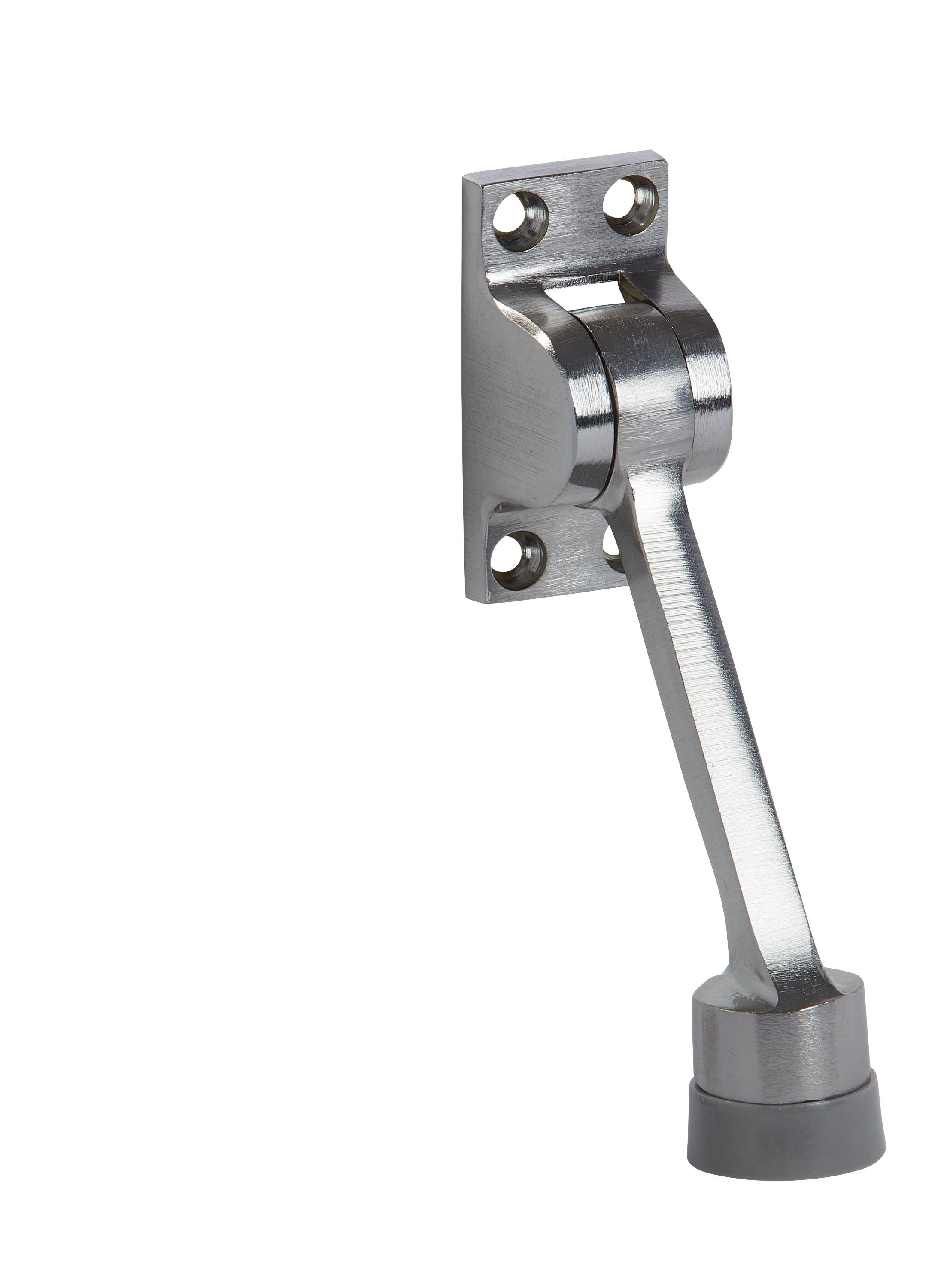 RELIABILT 4-in Satin Nickel Kick-down Door Stop in the Door Stops  department at