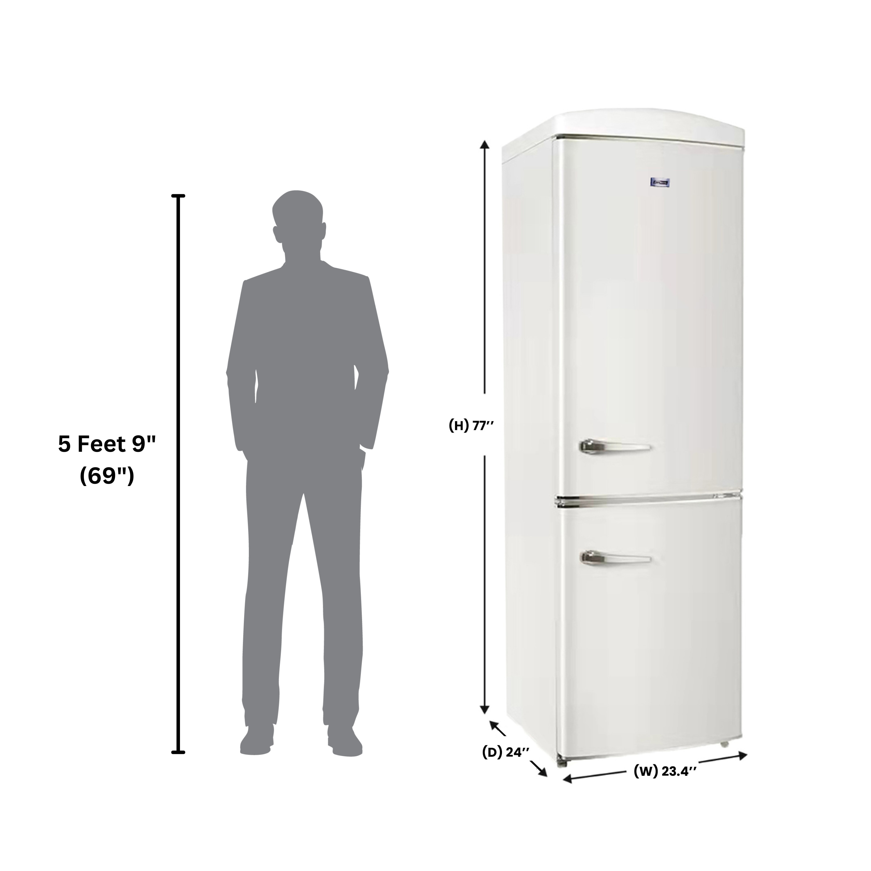 ConServ RF 132 C Bottom-Freezer-Refrigerators - View #2