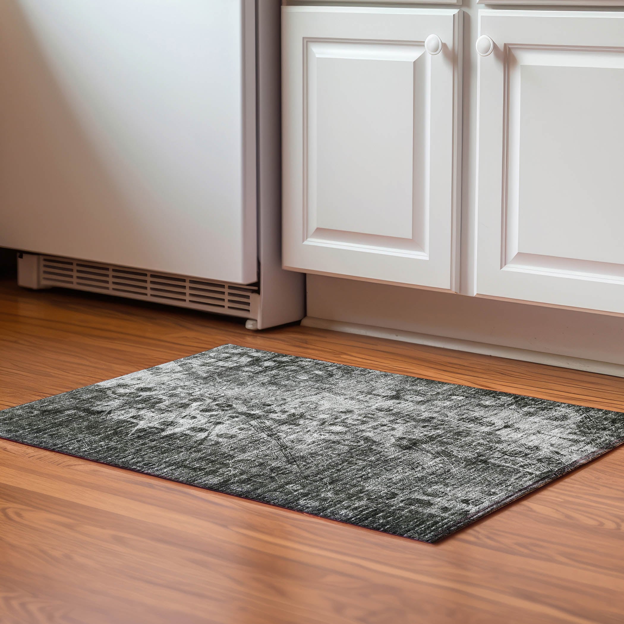 Addison Rugs AMF577CC20X30 Mayfield AMF577CC 2 x 3 (ft) Loomed Polyester Charcoal Rectangular Indoor Geometric Machine washable Area rug