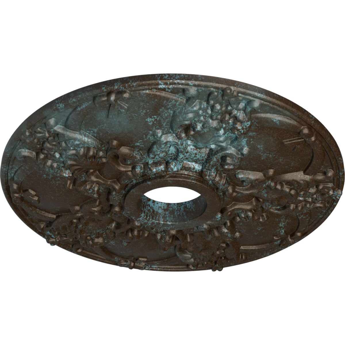 Ekena Millwork CM18NOBBS Ceiling-Medallions - View #2