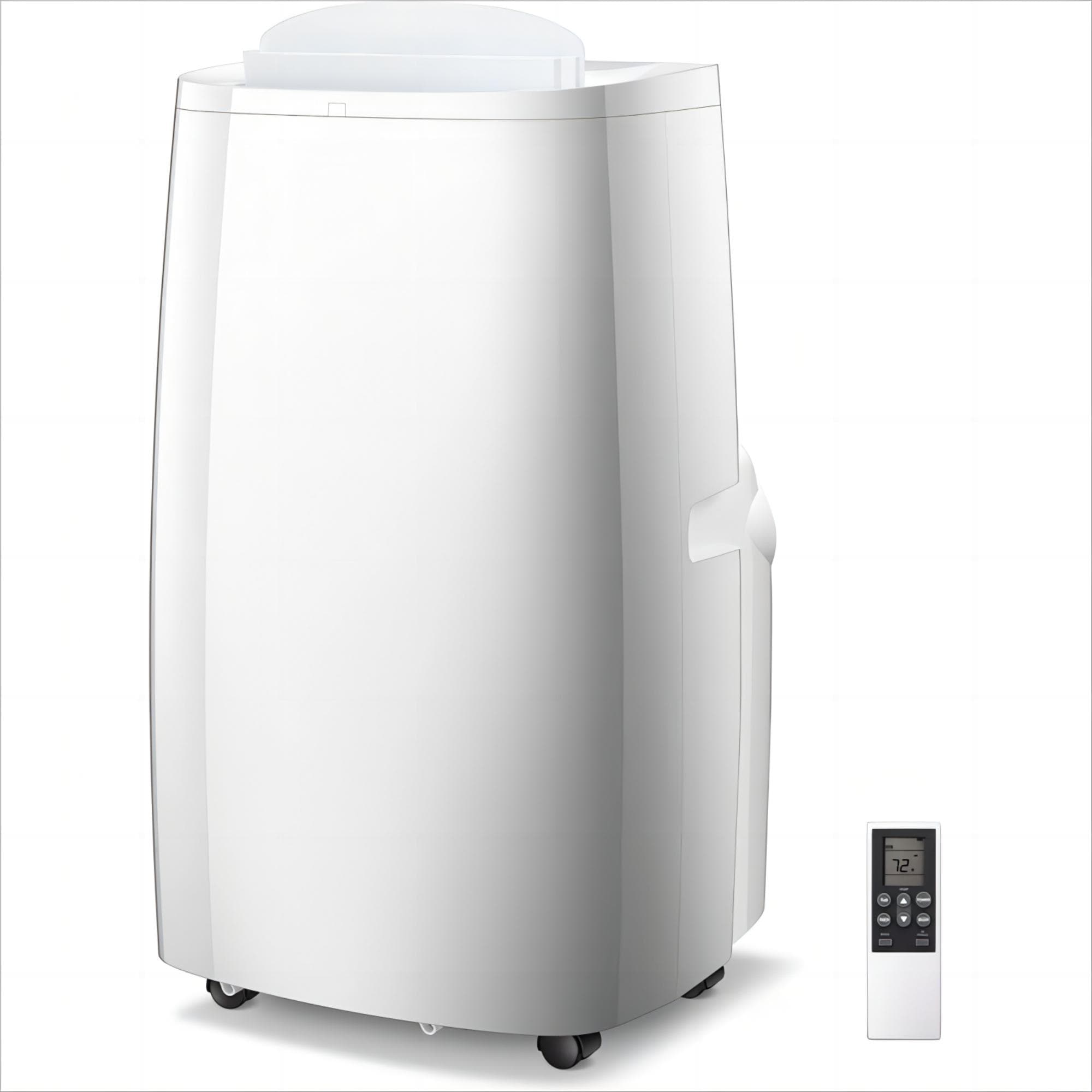 COWSAR A5410CE 10200 BTU DOE 115-Volt Vented Medium Room Portable Air Conditioner Remote Included