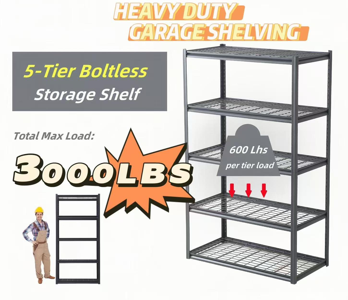 Tatayosi DJ-234394 Free-Standing-Shelving - View #4