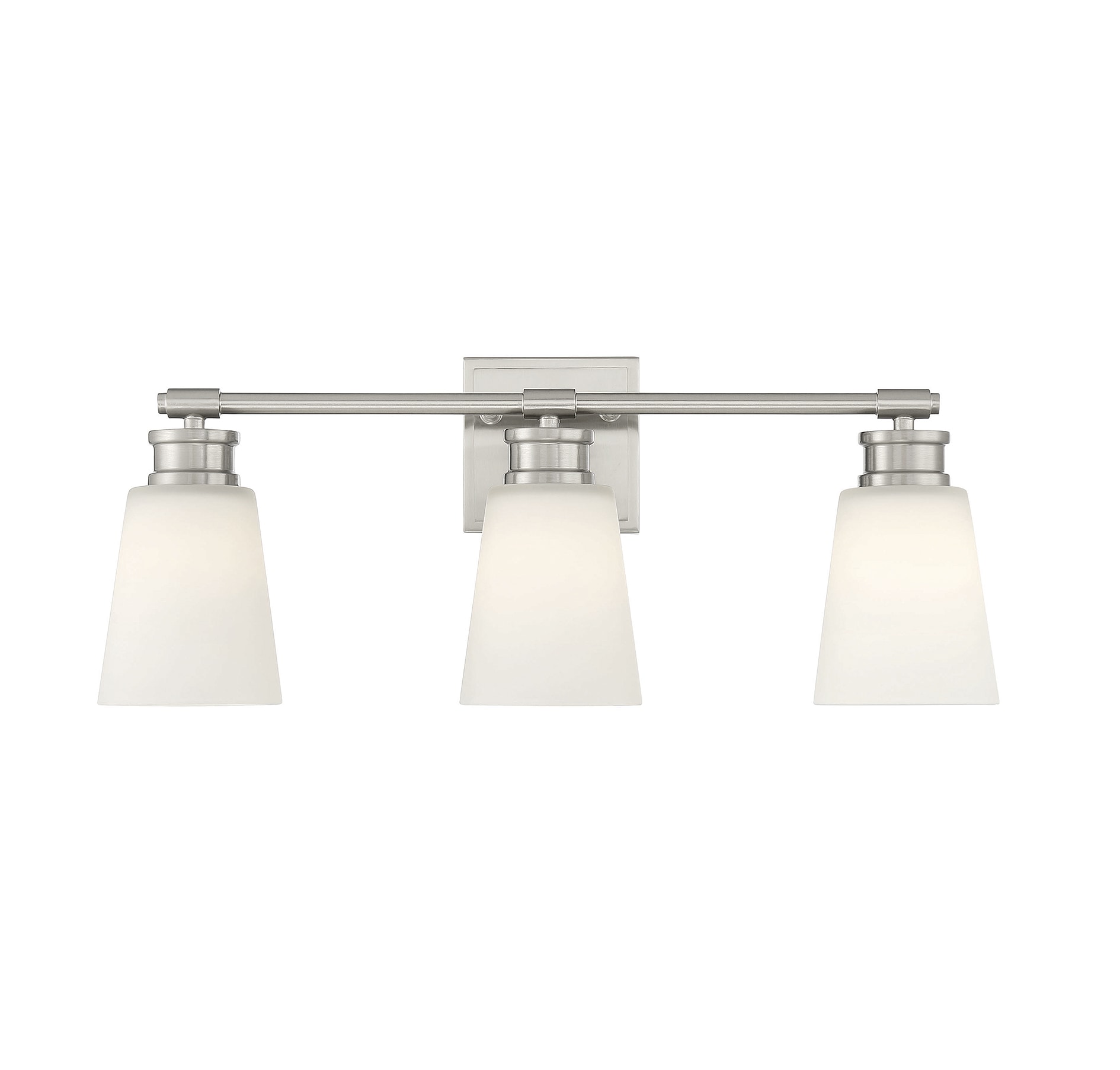 Meridian Lite Trends M80055BN Meridian 23-in 3 -Light Brushed Nickel Traditional Vanity light
