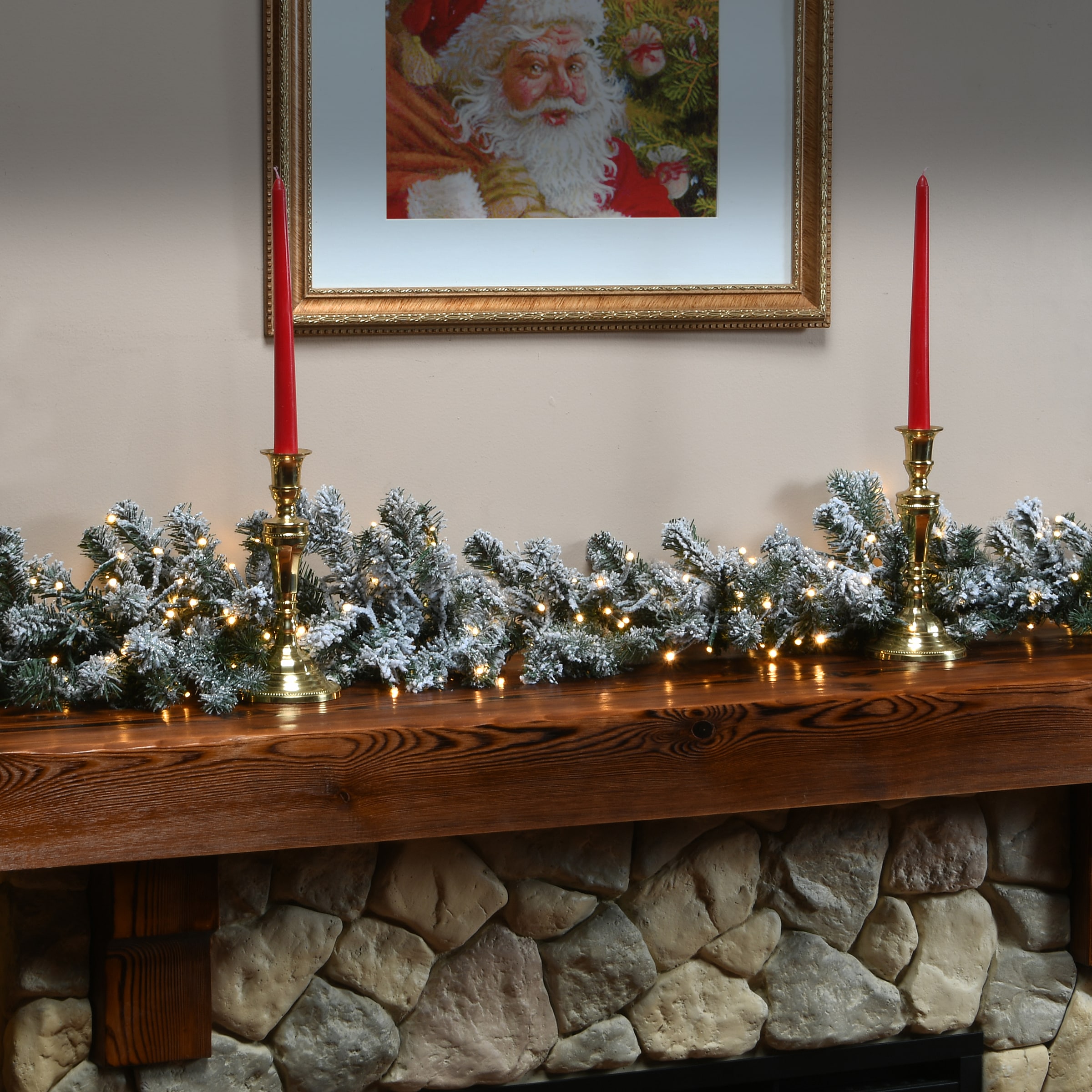 National Tree Company PESL3-315DK-9B Artificial-Christmas-Garland - View #4
