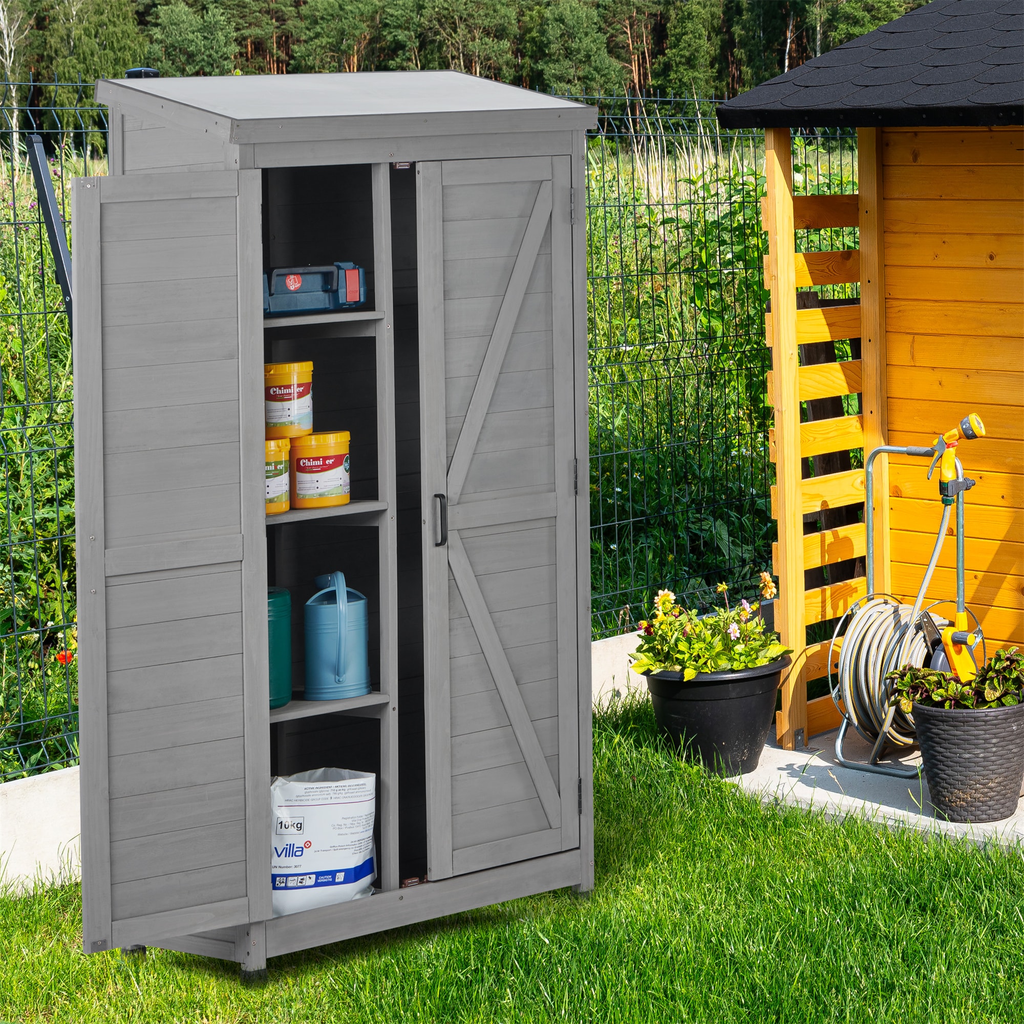 BABOOM BOM-121823-OR Wood-Storage-Buildings - View #4