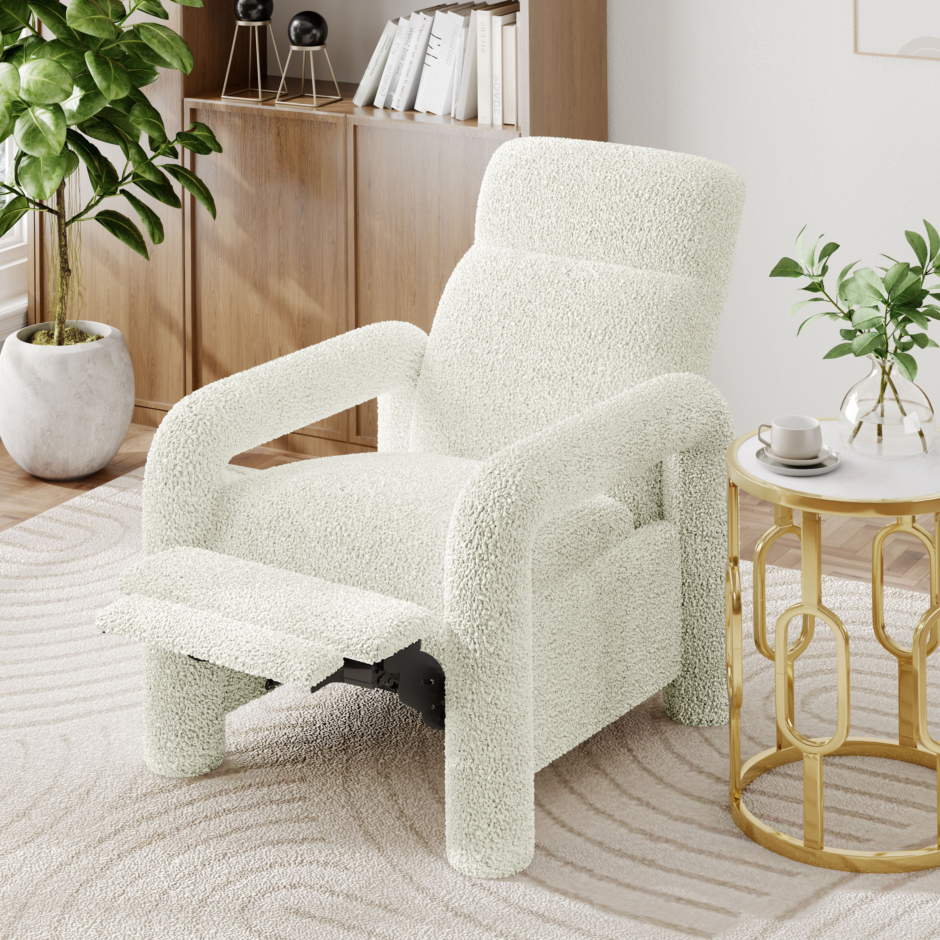 Christopher Knight Home 321955 Push Back Recliner with Adjustable Backrest