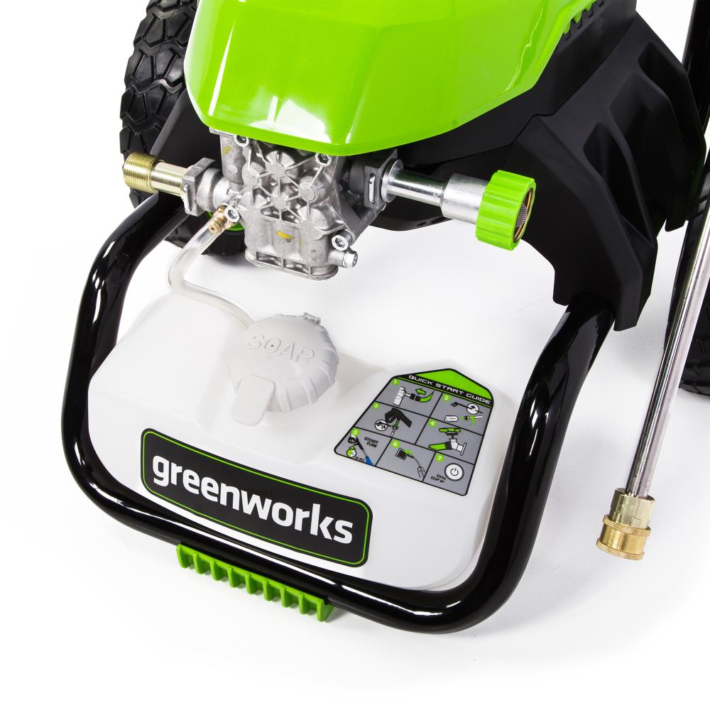 Greenworks 2000 PSI 1.2 GPM Cold Water Electric Pressure Washer with 4 Spray Tips GPW2006 at Lowes