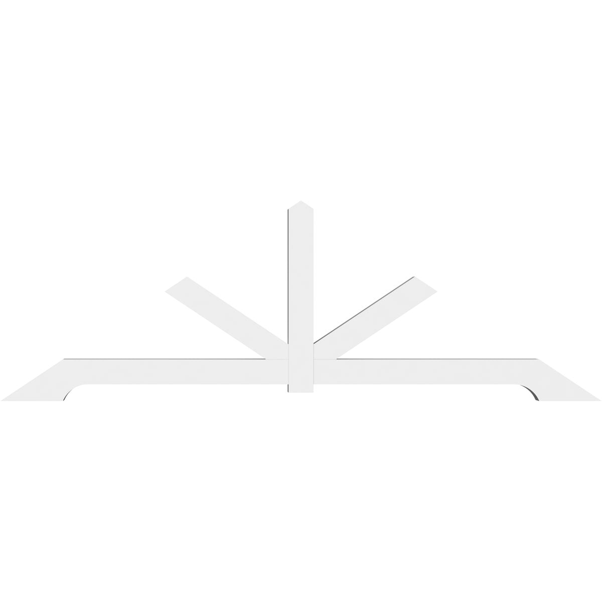 Ekena Millwork GBP096X32X0404VAN00 Exterior-Brackets-Braces - View #2