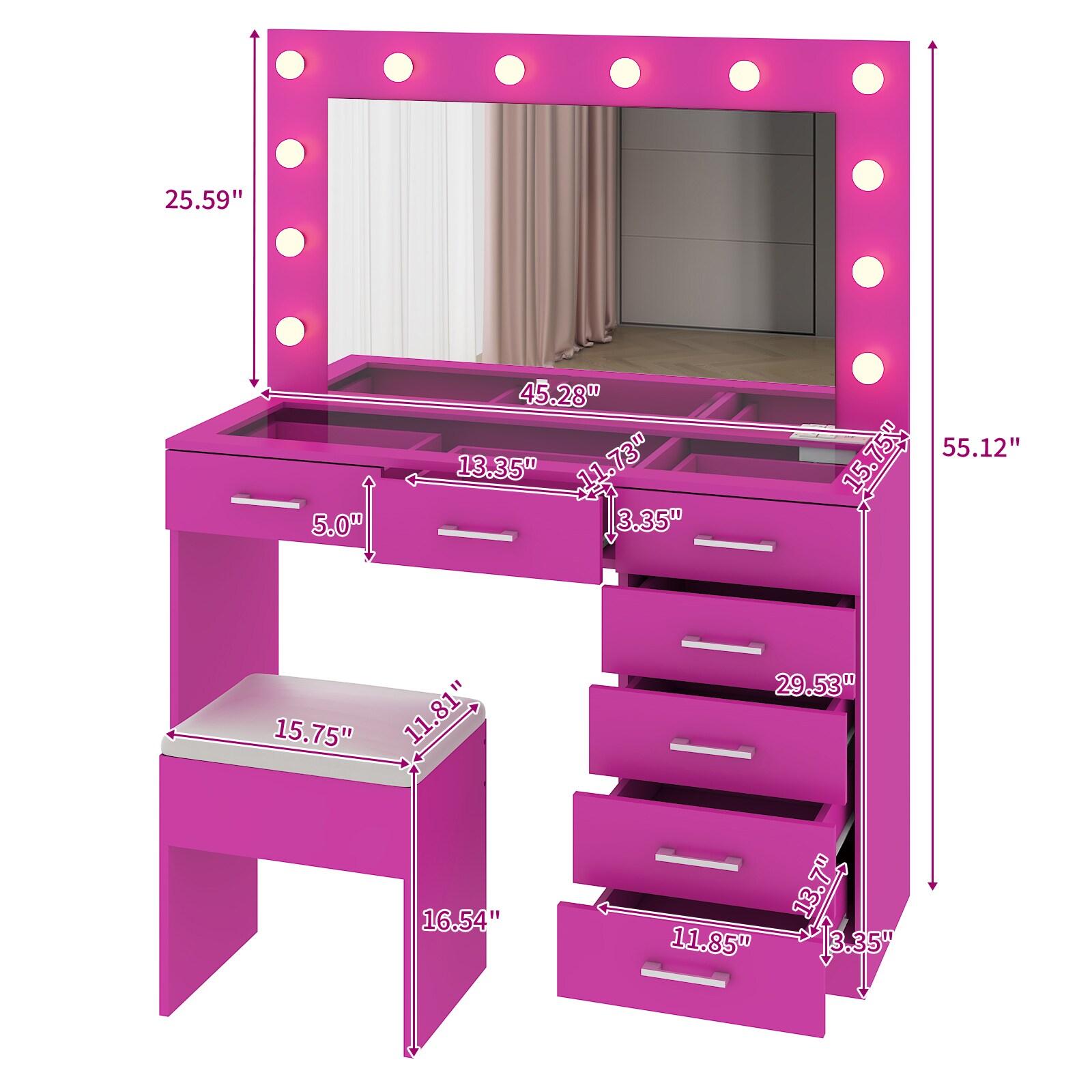 Outopee LO1G52005801 Bedroom-Vanities - View #3