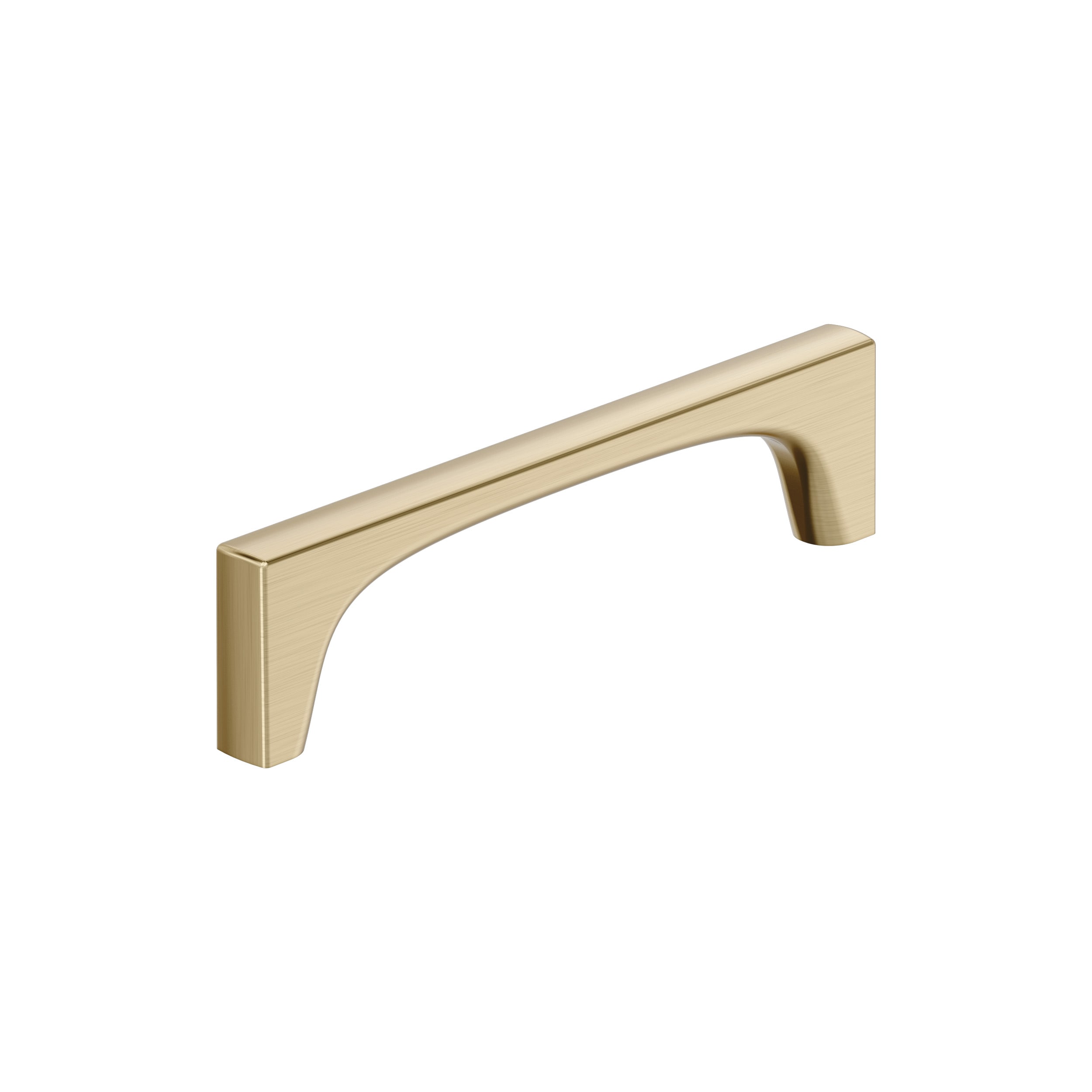 Amerock BP37424BBZ Merced 5-1/16-in , 128mm Center to Center Golden Champagne Rectangular Bar