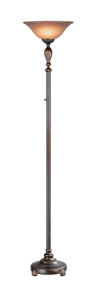 Lite Source LS-9578D/BRZ 71-in Dark Bronze Torchiere Floor Lamp