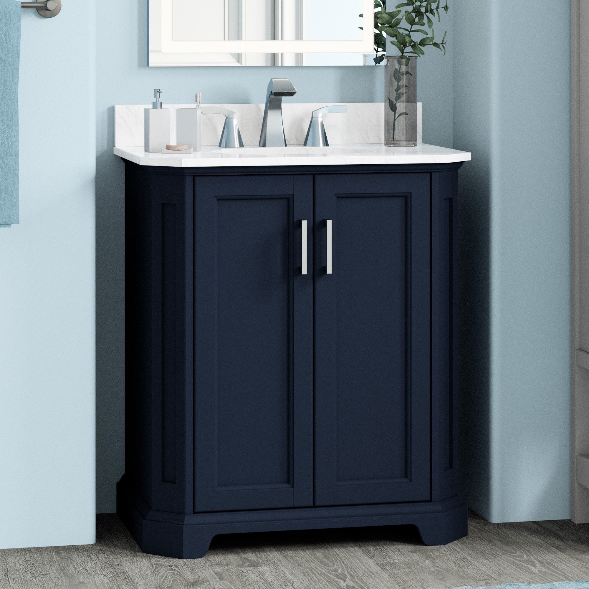 allen + roth LWSF30VB Bath-Vanity-Combo - View #5
