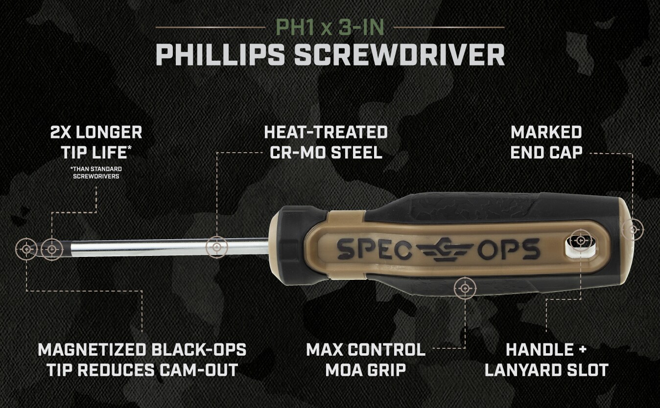 Spec Ops Tools SPEC-S1-PH1 Screwdrivers-Individual - View #8