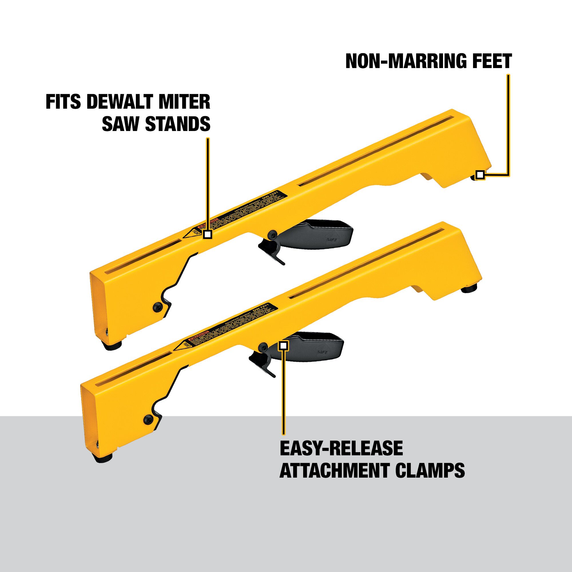 DEWALT Aluminum Adjustable Miter Saw Stand in the Saw Stands department at 