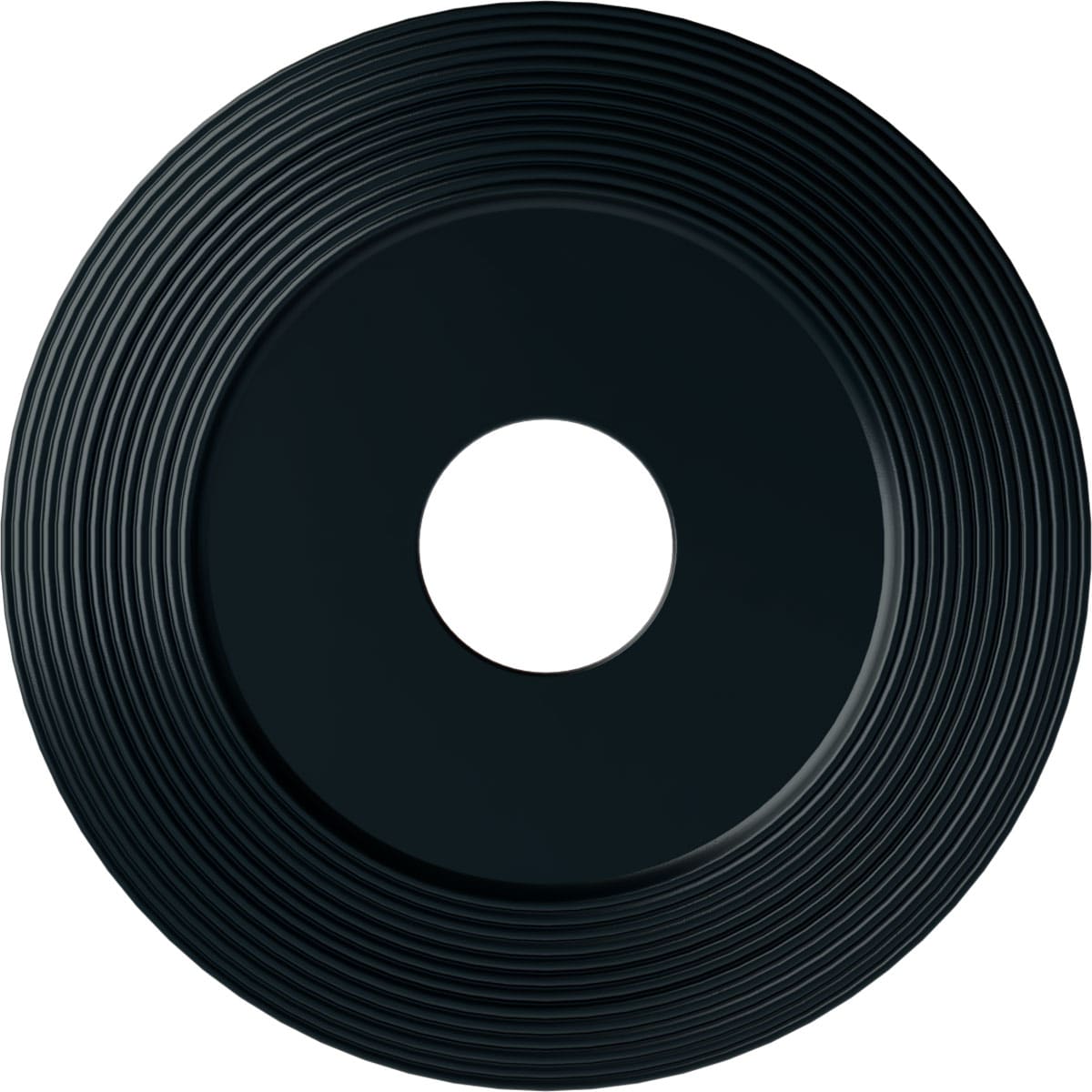 Ekena Millwork CM16ADNSF Adonis 16.125-in W x 16.125-in L Painted Night Shade Polyurethane Whole Ceiling Medallion
