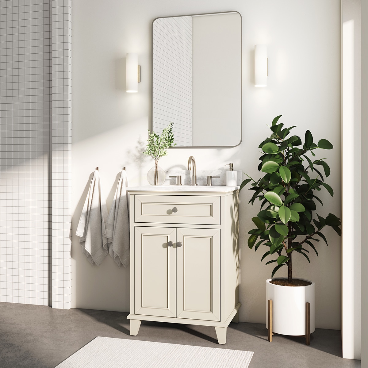 allen + roth LOWE24VLN Bath-Vanity-Combo - View #4