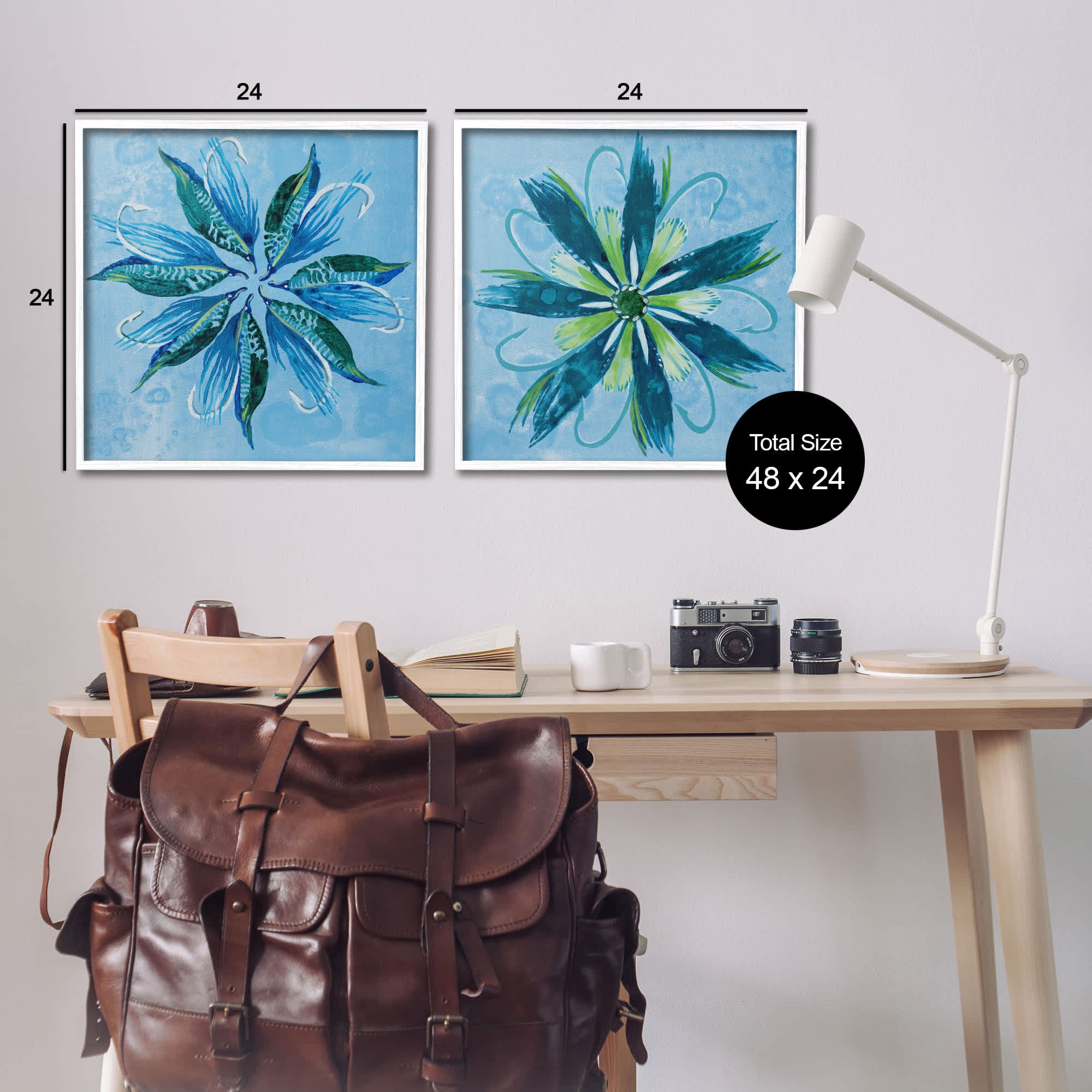 Stupell Industries B2-790-WFR-2PC-24X24 Wall-Art - View #2