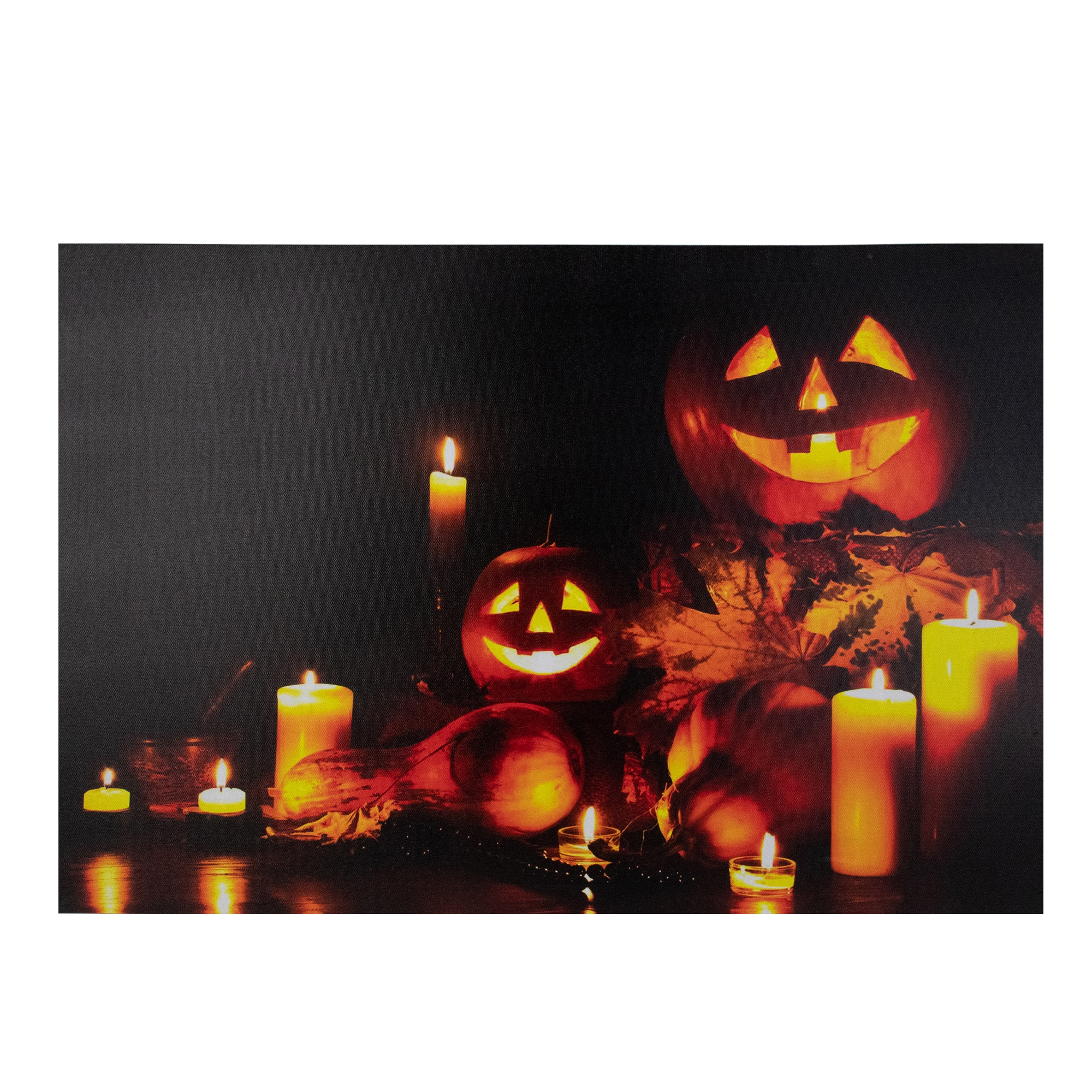 Northlight 32275402 15.75-in Hanging Lighted Pumpkin Wall art