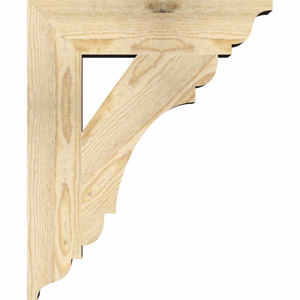 Ekena Millwork BKT04X18X22OLY01RDF Exterior-Brackets-Braces - View #3