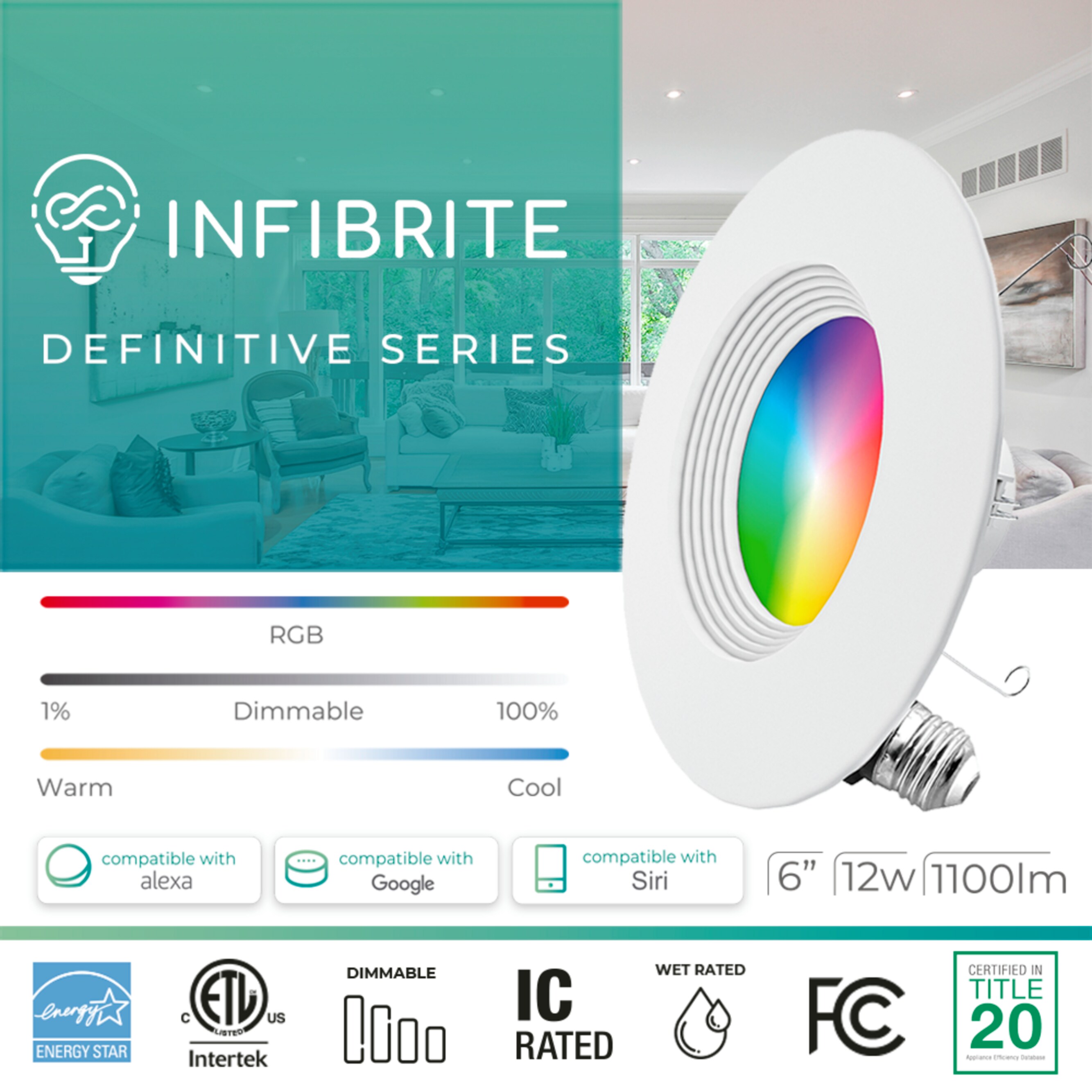 Infibrite IB-004-1-12W-HL-12PK Recessed-Kits - View #4