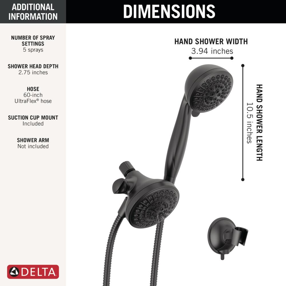 Delta 75590BL Fixed-Showerhead - View #3