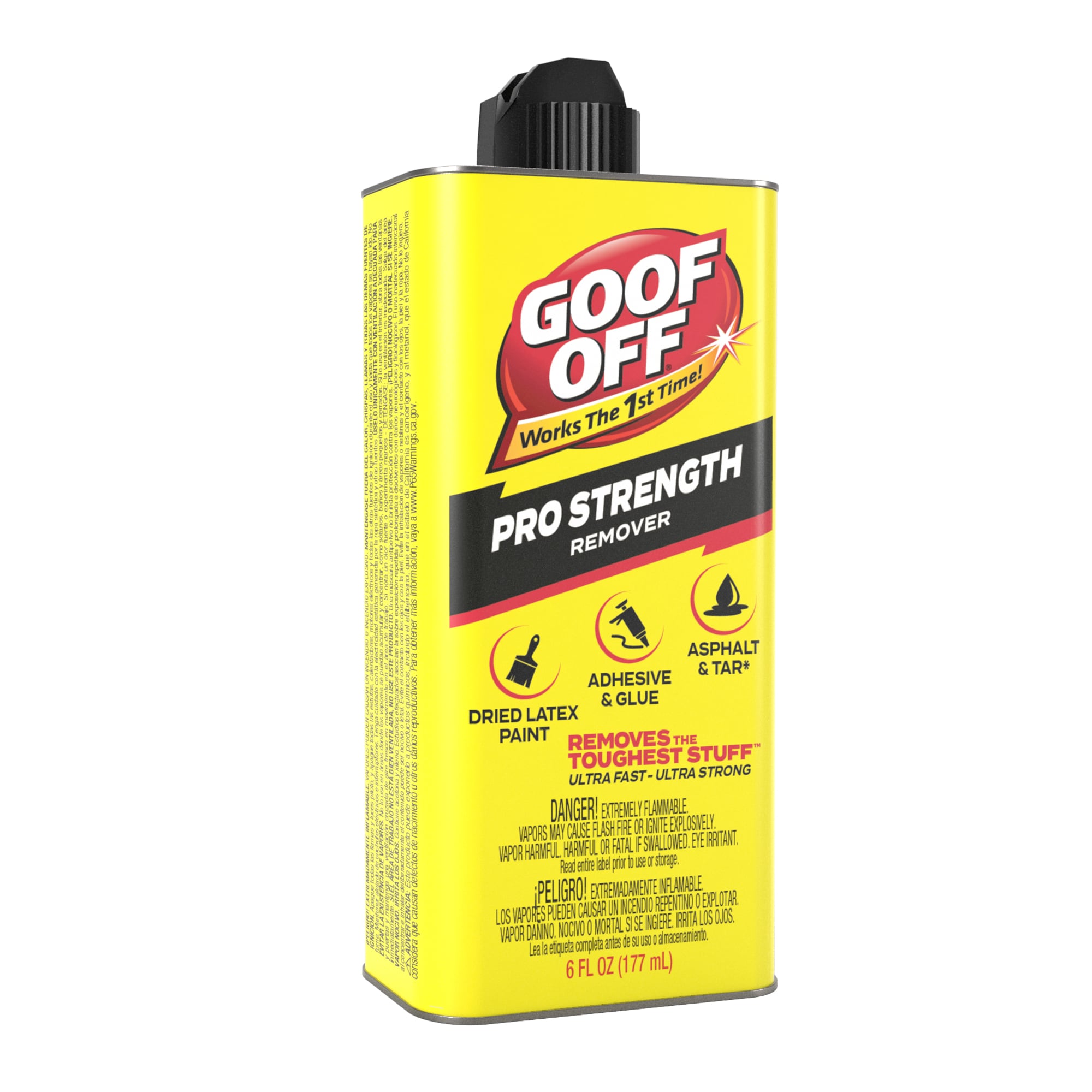 Goof Off 6-fl oz Adhesive Remover - Removes Latex Paint and Tough