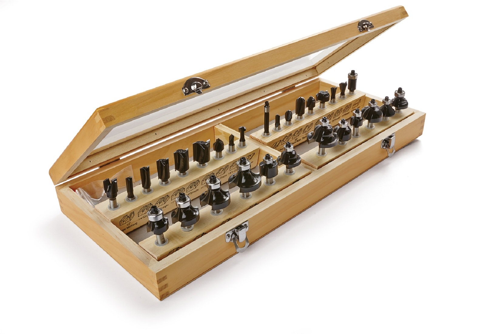 IRWIN 1901049 30-Piece Carbide-Tipped Router Bit Set