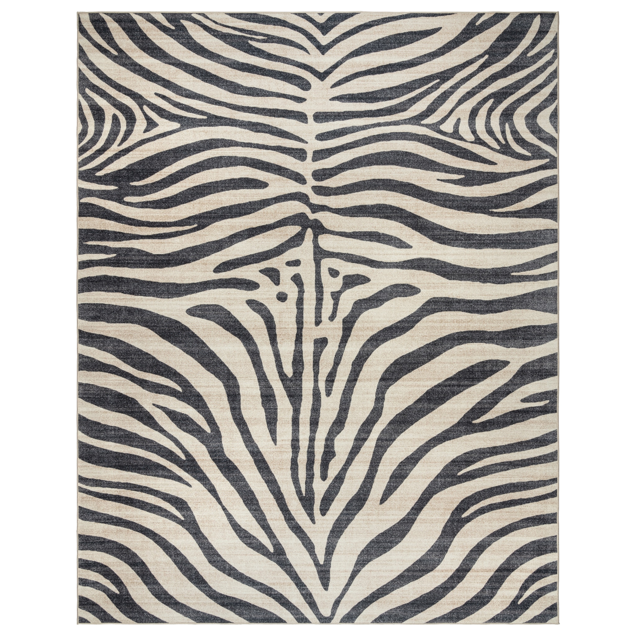 GERTMENIAN 9 X 13 (ft) Ivory Indoor Animal Print Area Rug in the Rugs ...