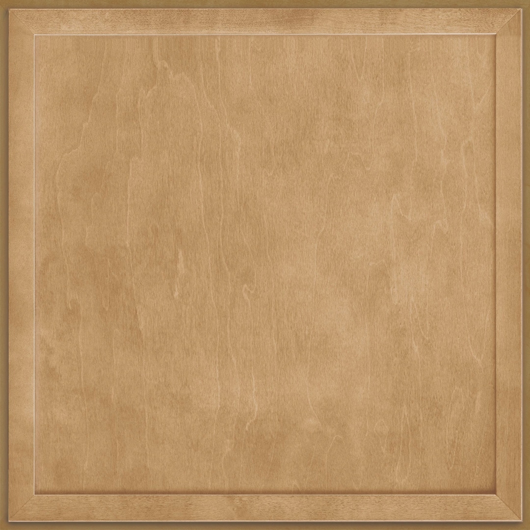 KraftMaid RDCDS,AV4M2,H12M Decker 14.625-Inches W x 14.625-Inches H Shortbread Stained Maple Kitchen Cabinet Sample (Door Sample)