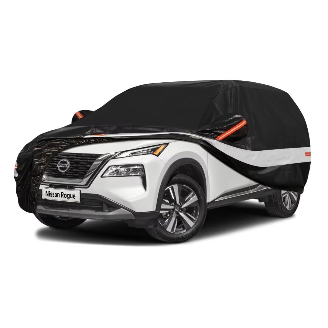 Holthly - 10-Layer Waterproof SUV Cover All Weather Outdoor Cover Custom Fit for Nissan Rogue (20...