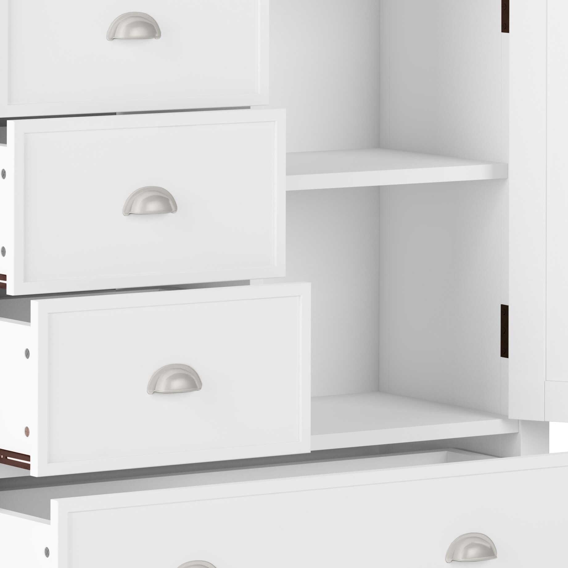Simpli Home AXCRED15-WH Gaming-Storage - View #4