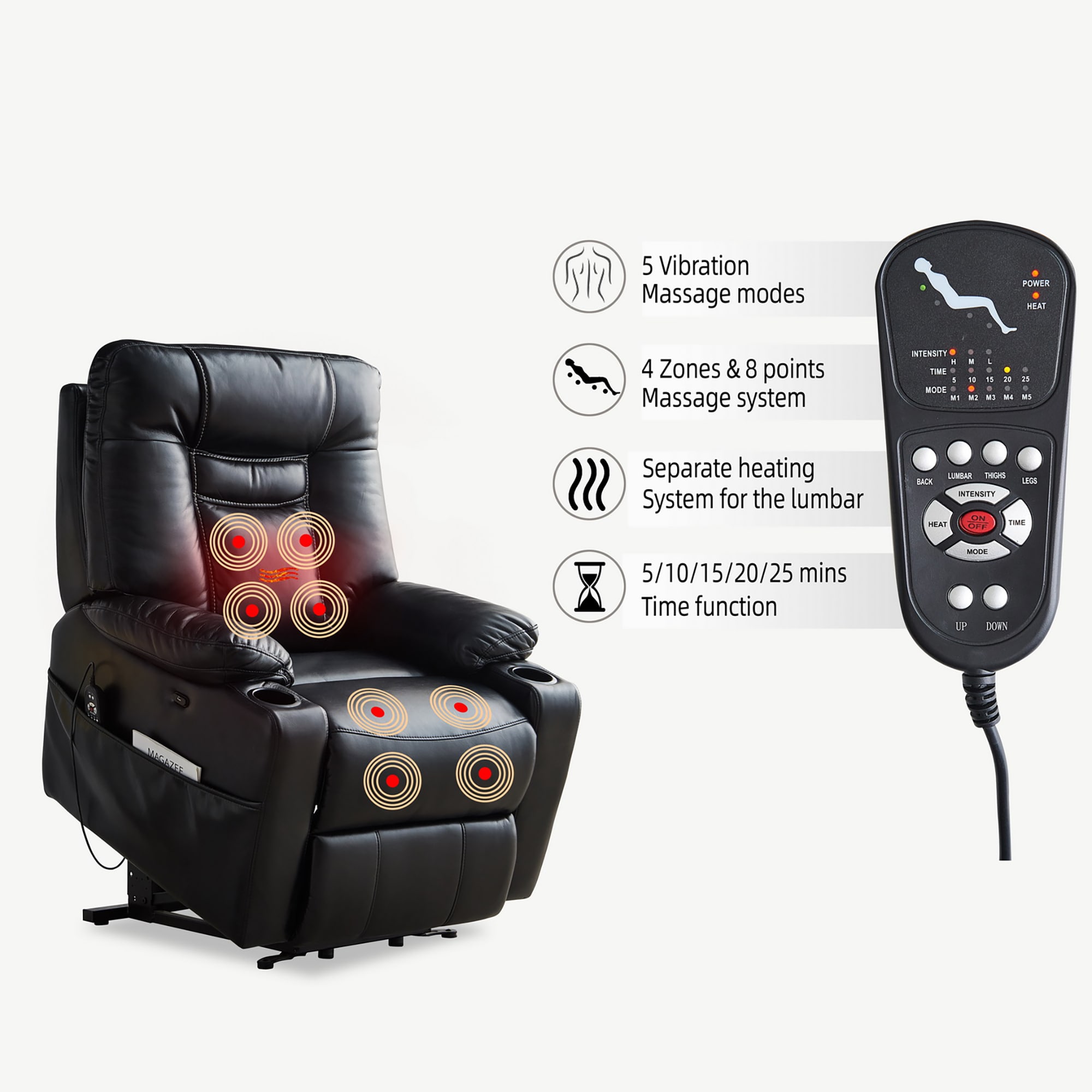 Clihome W50-ZO-1468 recliners - View #9