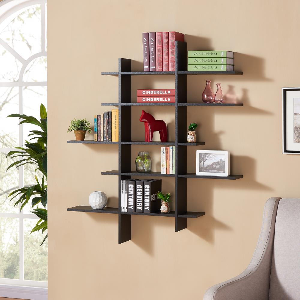 Danya B. XF151204BK Wall-Mounted-Shelving - View #5