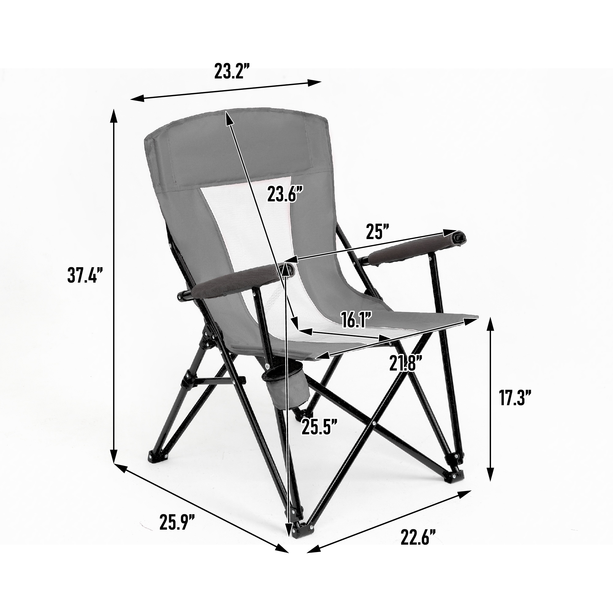 BABOOM BOM-P147213-OR Beach-Camping-Chairs - View #3