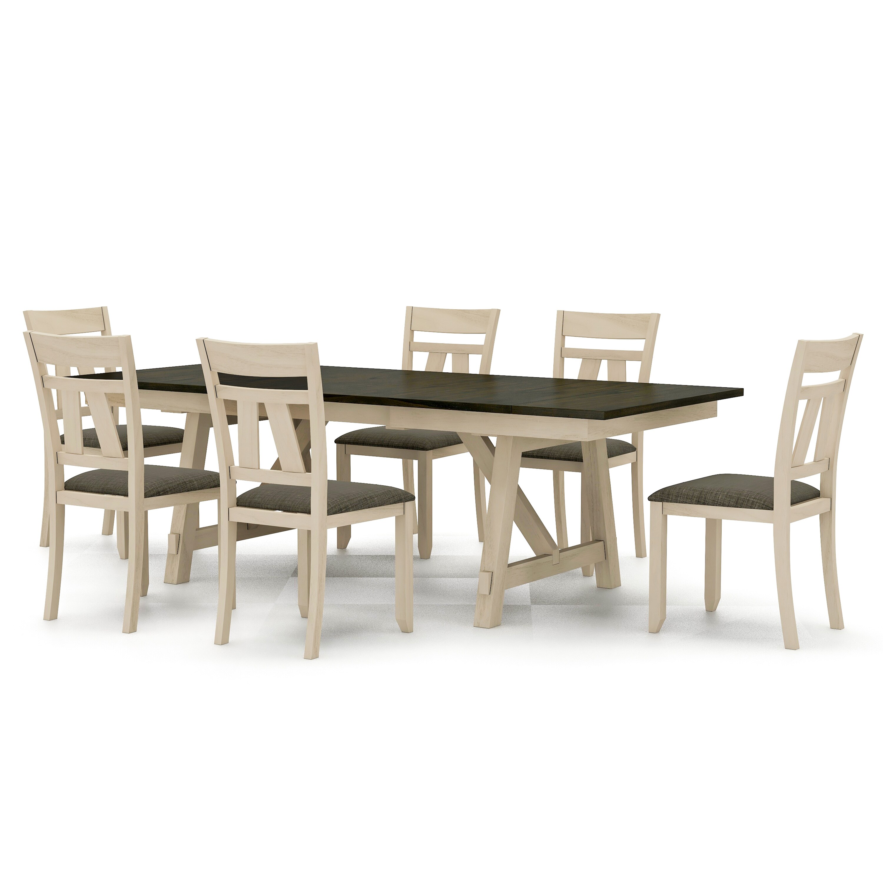 Furniture of America IDF-3487T-7PC Dining-Sets - View #2