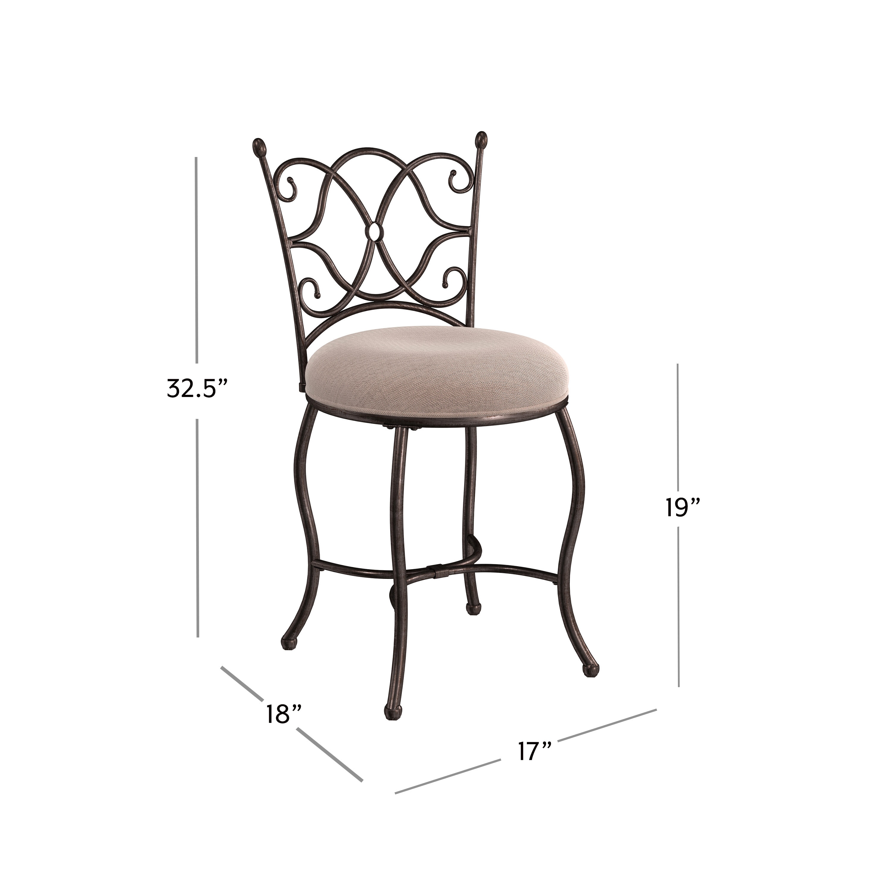 Hillsdale Furniture 51000A Vanity-Stools - View #3